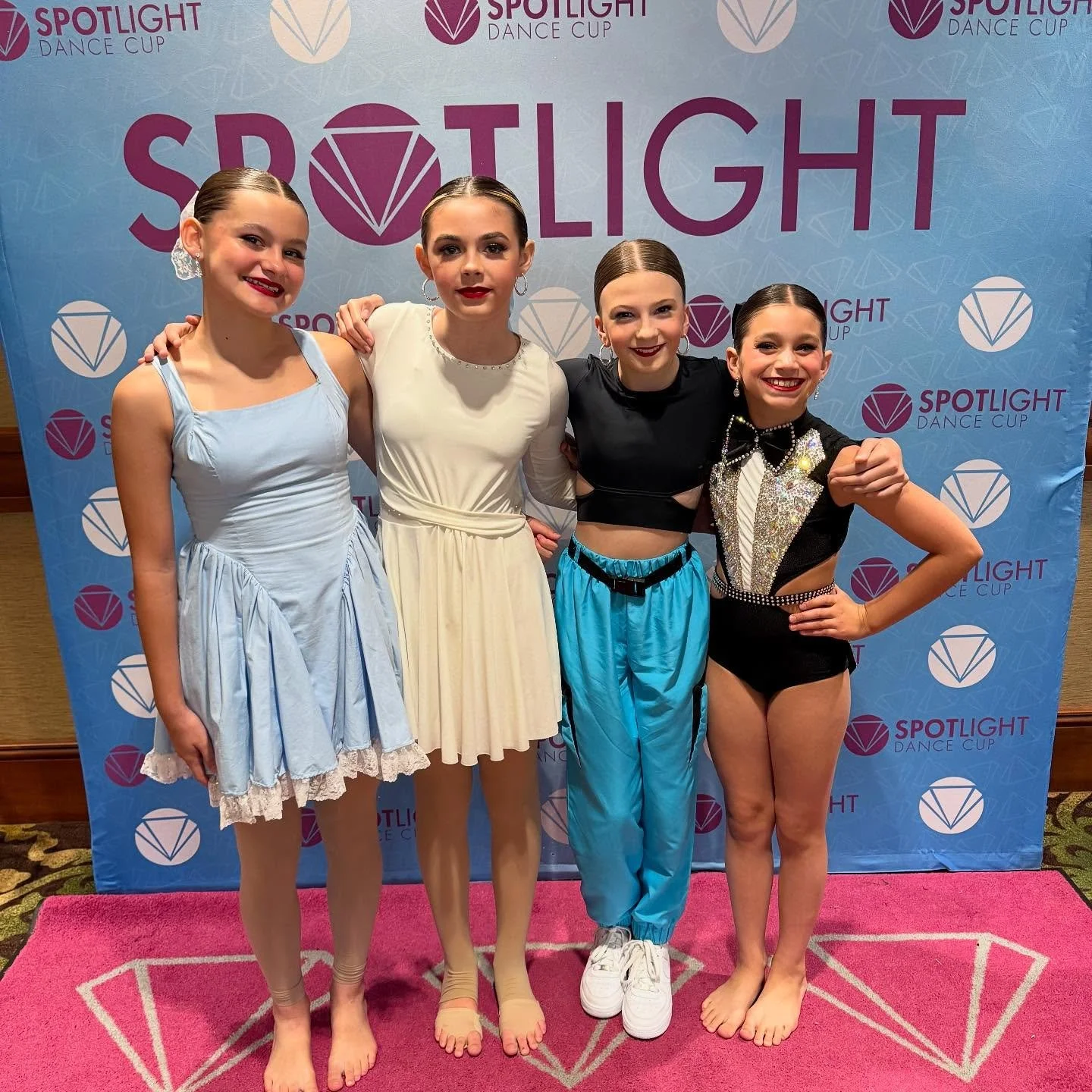 We started off days 1 and 2 of @thespotlightdancecup nationals with a BANG! We are so proud and can&rsquo;t wait for the rest of the week! Stay tuned for the rest of the week!👀✨🩵

Huge congrats to the following routines!
- &ldquo;My Strongest Suit&