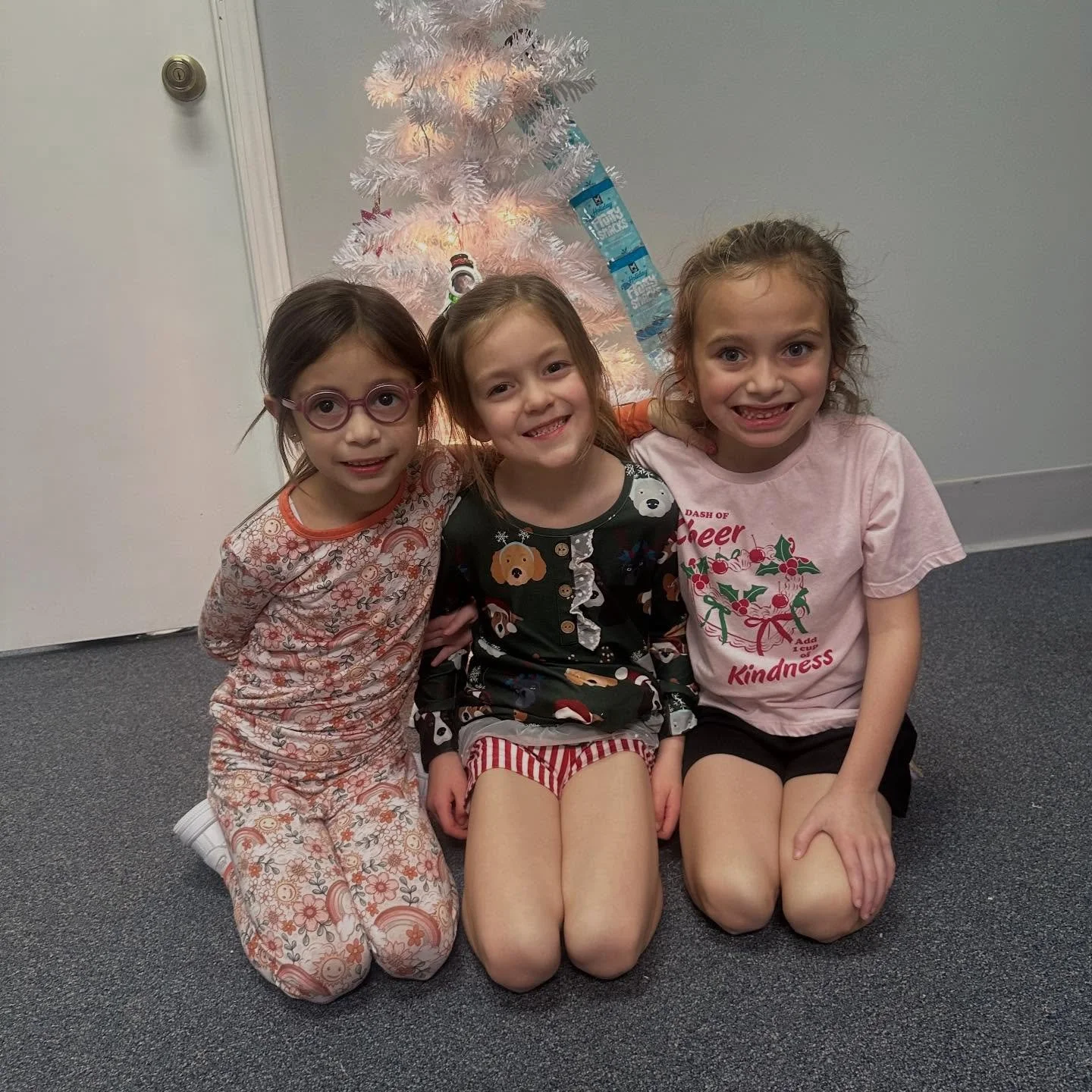 Our Christmas spirit week is off to a great start! We love seeing all of our girls come in with their festive outfits and are counting down the days until our holiday party this Friday!🎄🤍✨