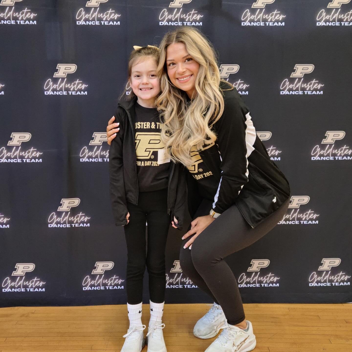 Our Baby Blue Olivia and Code Silver Claire had the best time this weekend learning and growing from our very own Golduster @brookeelutes at the Purdue Twirler &amp; Golduster for a Day clinic! We are so proud of you Olivia and Claire!🩵✨