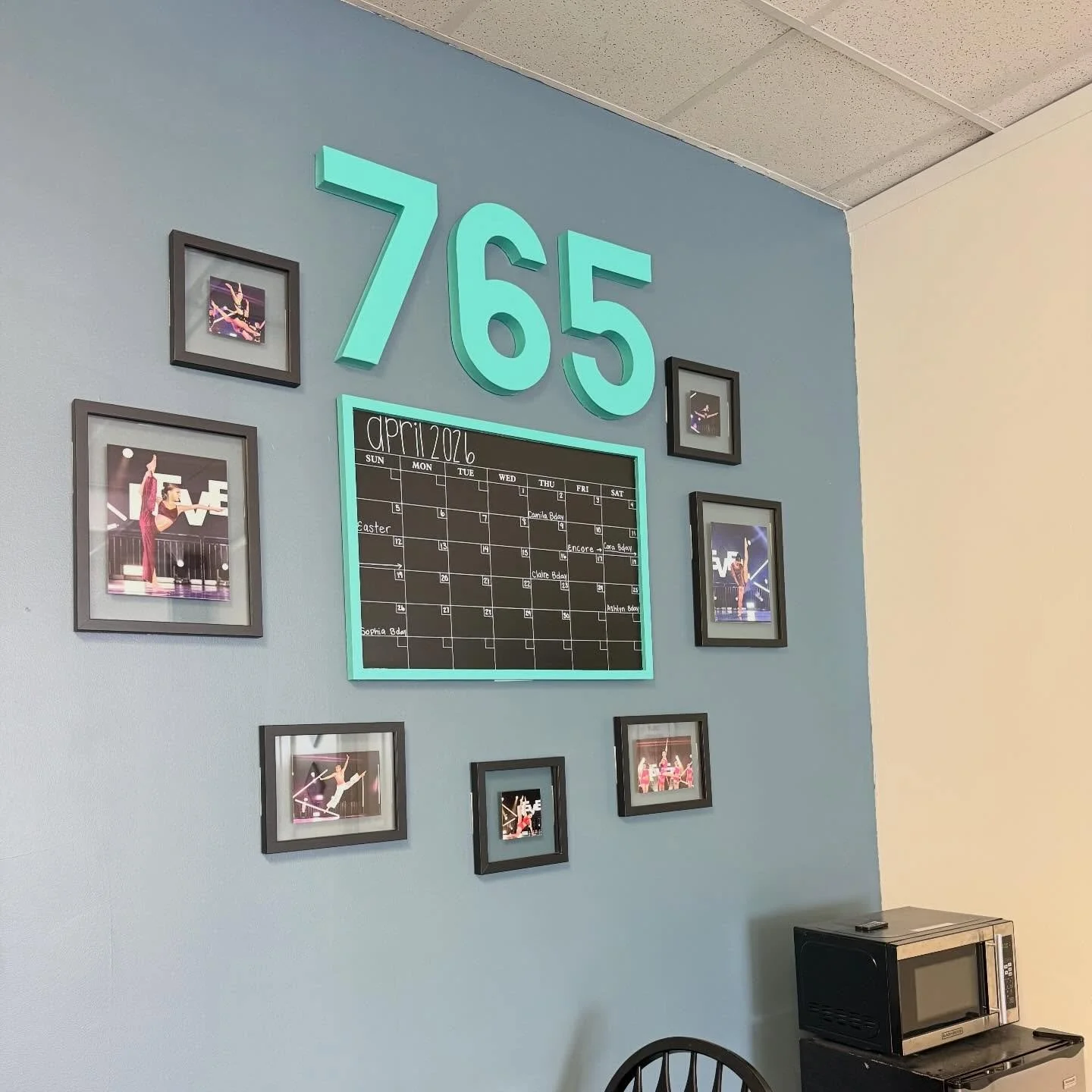 Happy April!👀 We&rsquo;ve been hard at work in the studio make sure to come in and check out our new decor!🩵