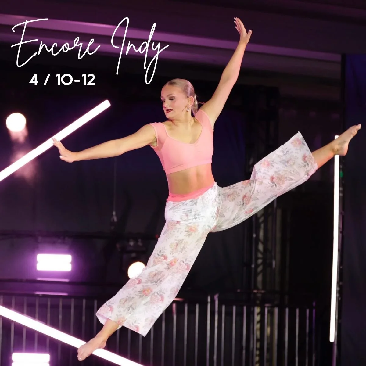 Our competition schedule for Encore this weekend✨ We&rsquo;re so excited to celebrate and support our seniors during their last regional competition!🩵