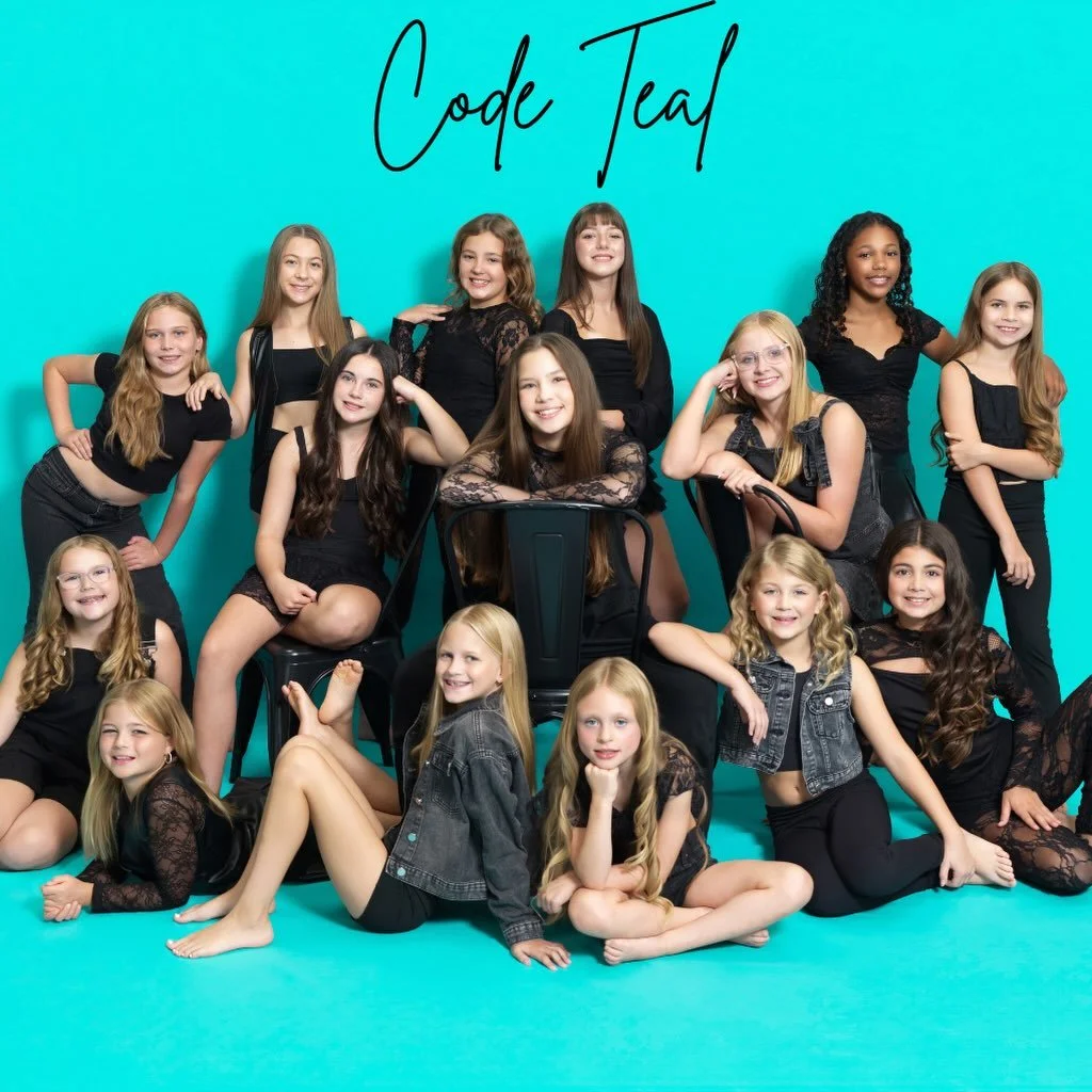 MEET THE CODE TEALS🩵

The Teals bring the passion in every class and we have loved seeing all the growth already this season! We cannot wait to see them shine on stage all season!✨