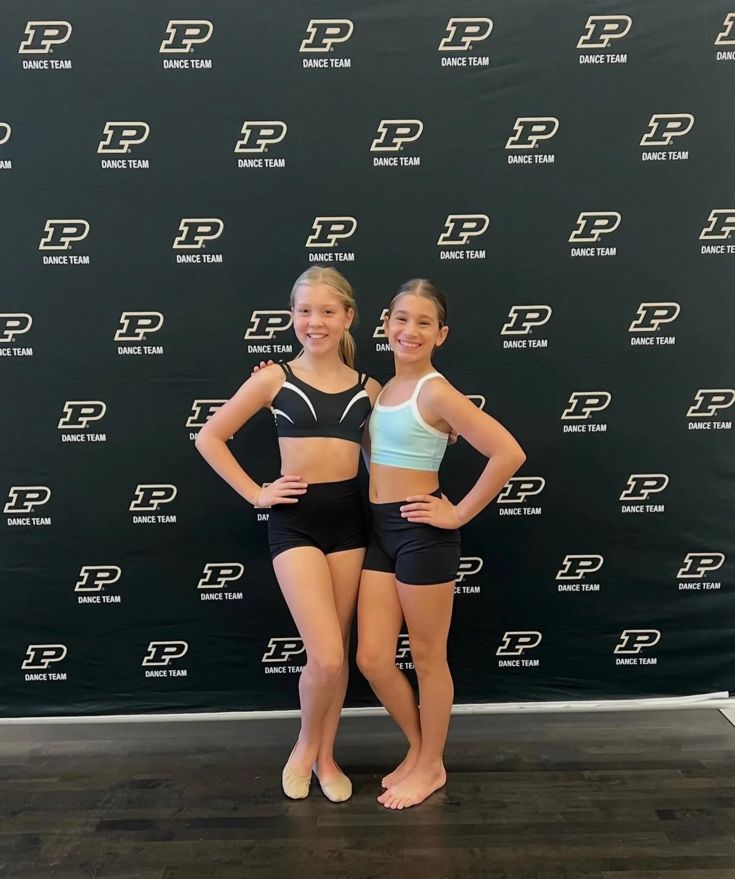 Two of our Code Black dancers Anna and Elaina attended the Purdue Dance Team clinic this weekend! We are so proud of you girls!!🩵✨ 

@purduedanceteam