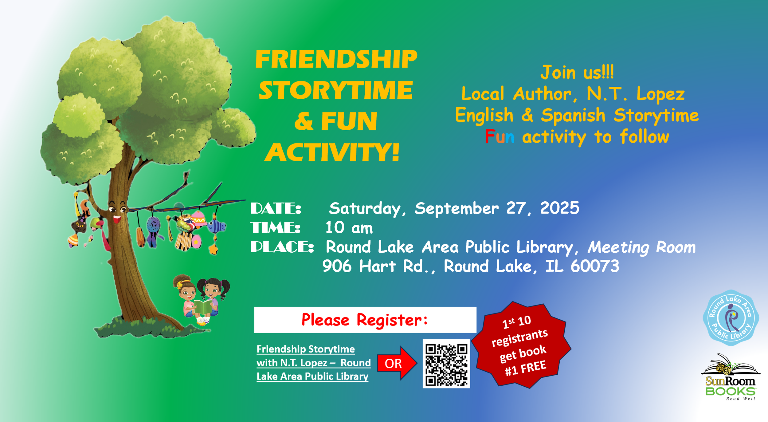 BOOK READING & VENDOR EVENT