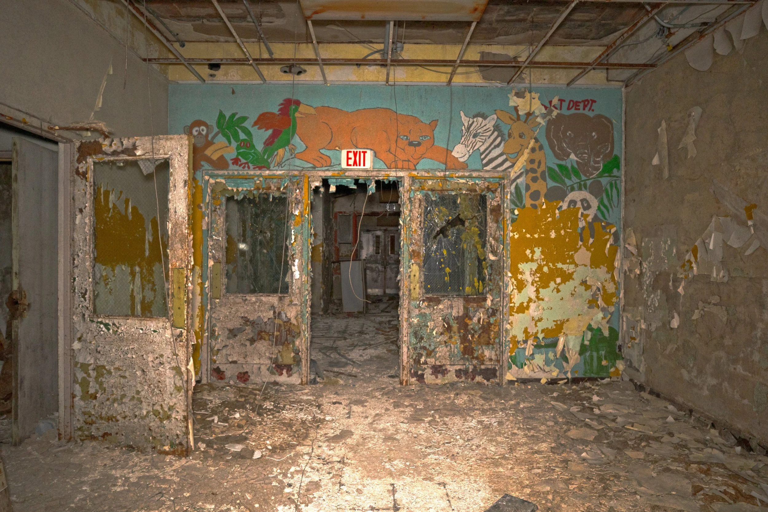 A Mural in the 1st floor hallway