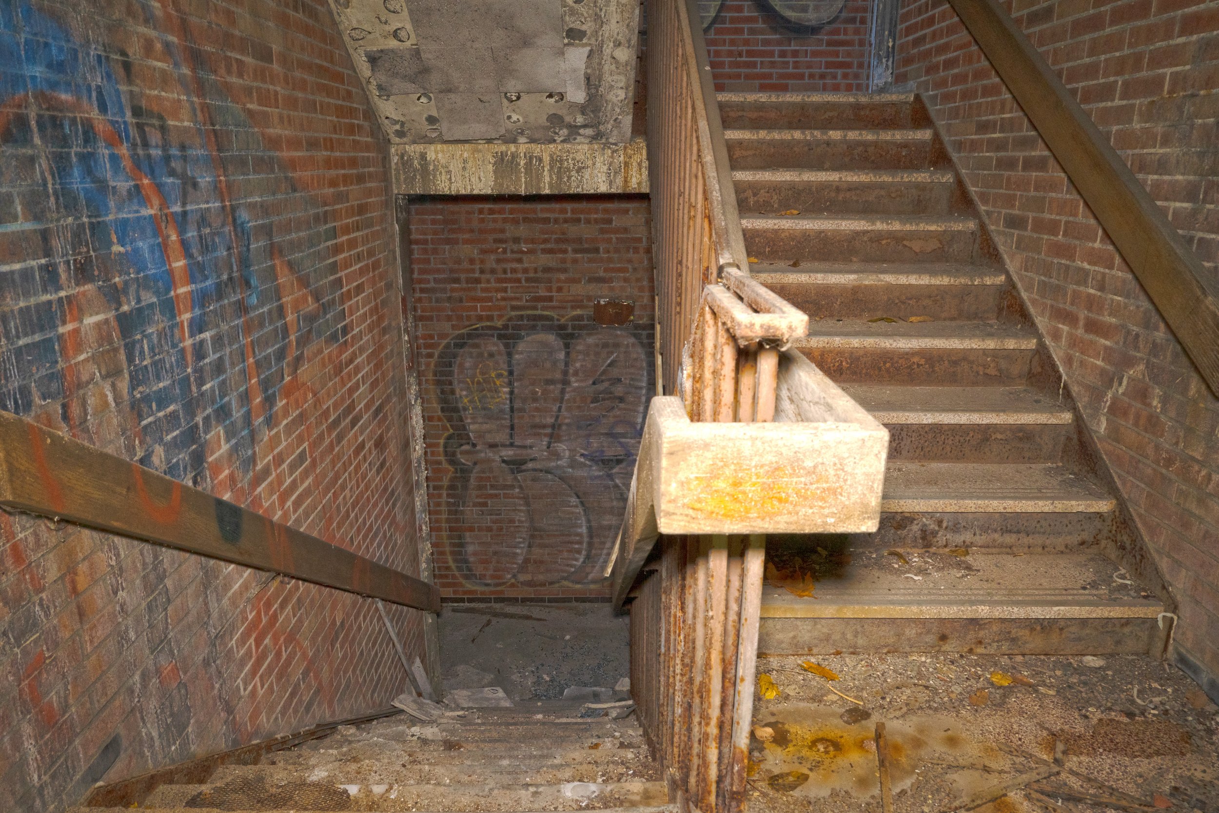 staircase in the school