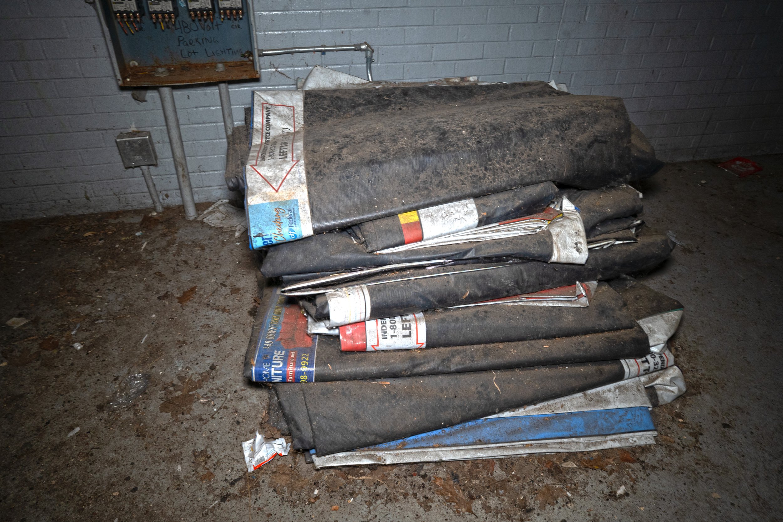 Floor mats left behind
