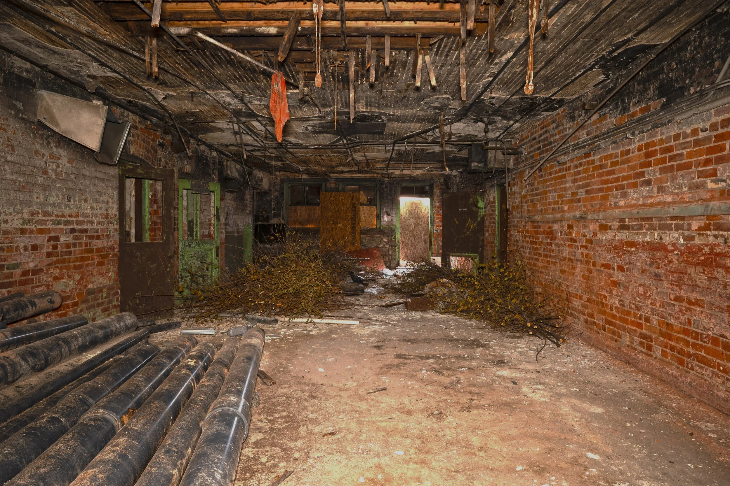 Basement corridor shot 2