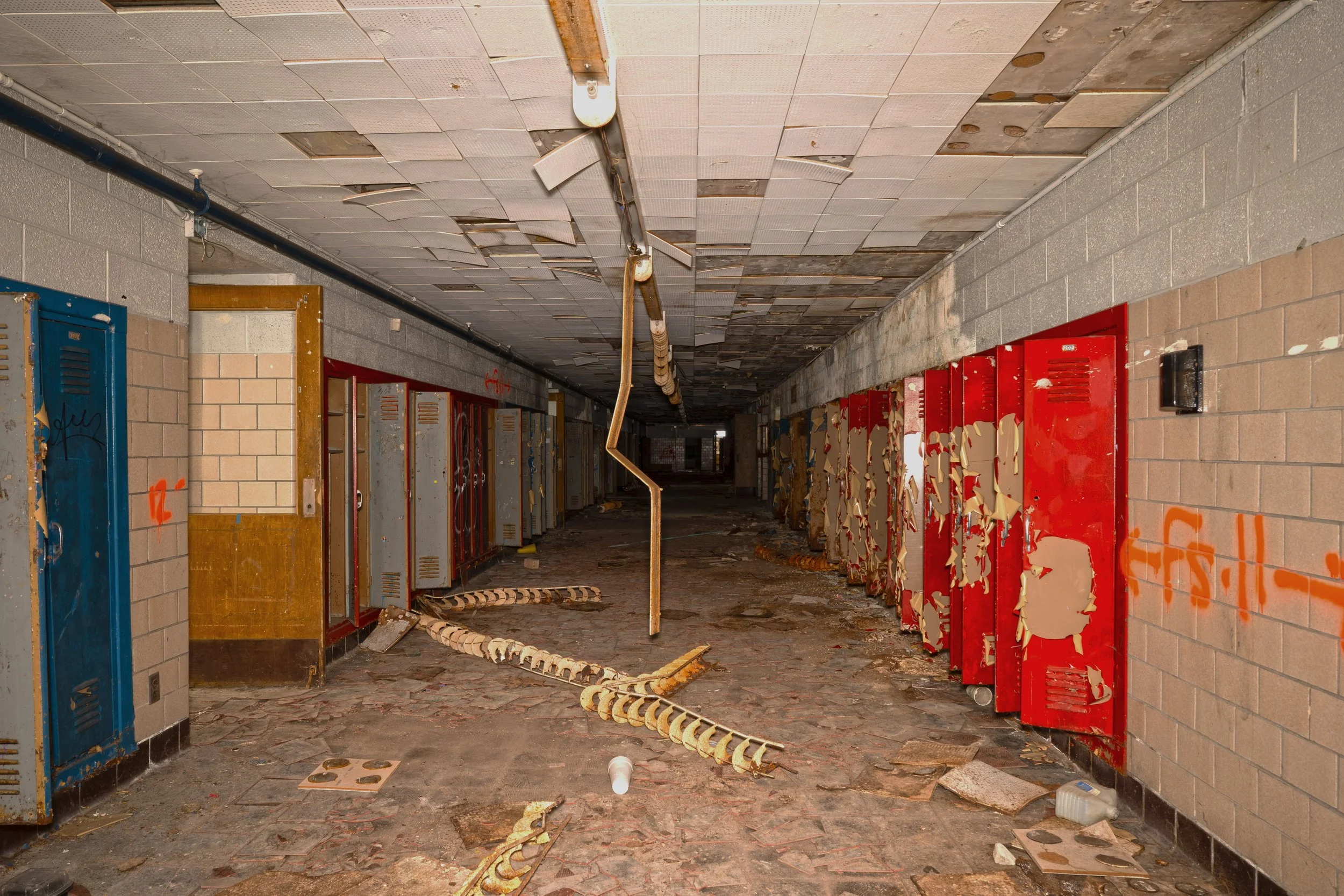 Hallway in Detroit Open shot 6