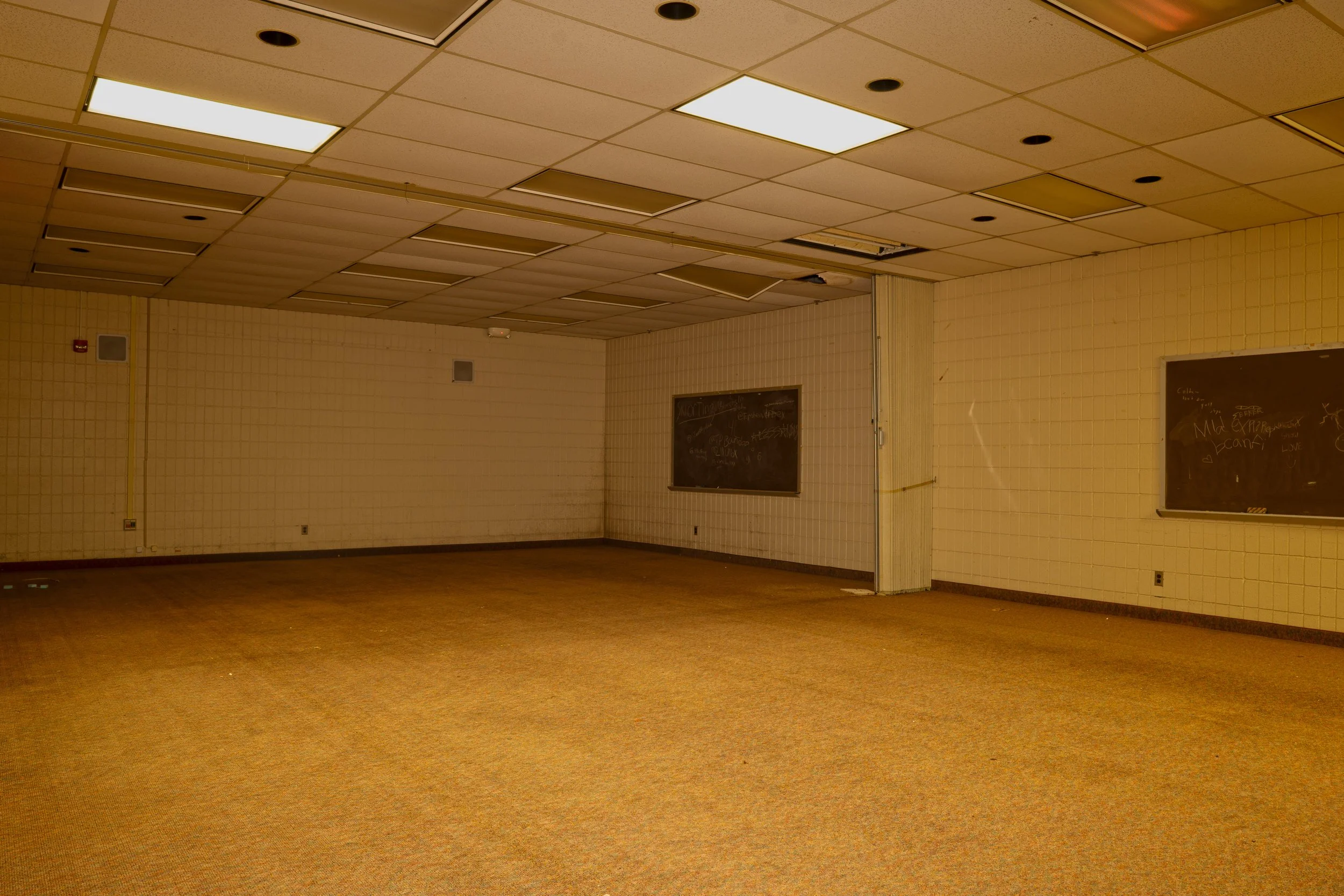 Multipurpose room with lighting 