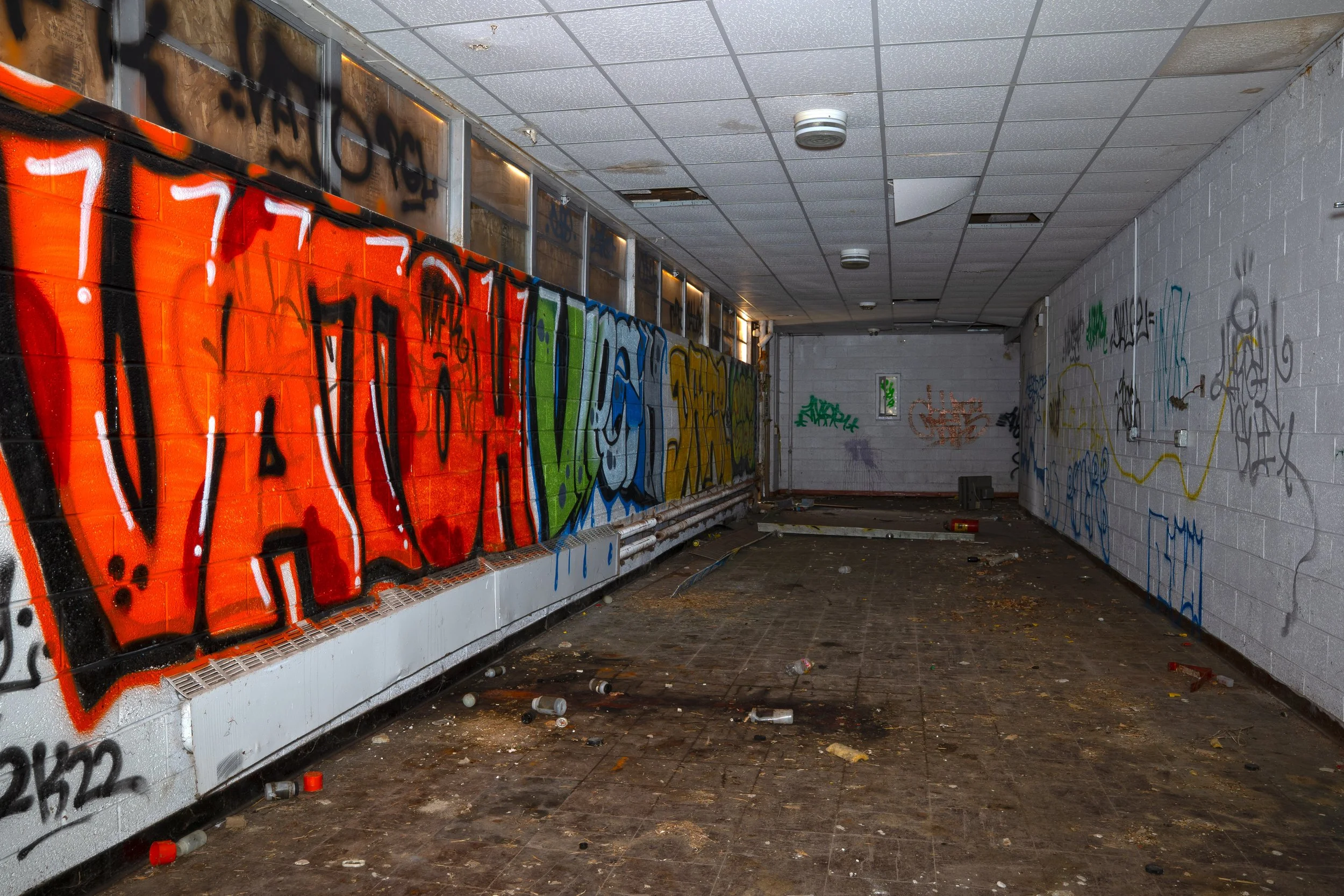 Hallway adjacent to Gymnasium 