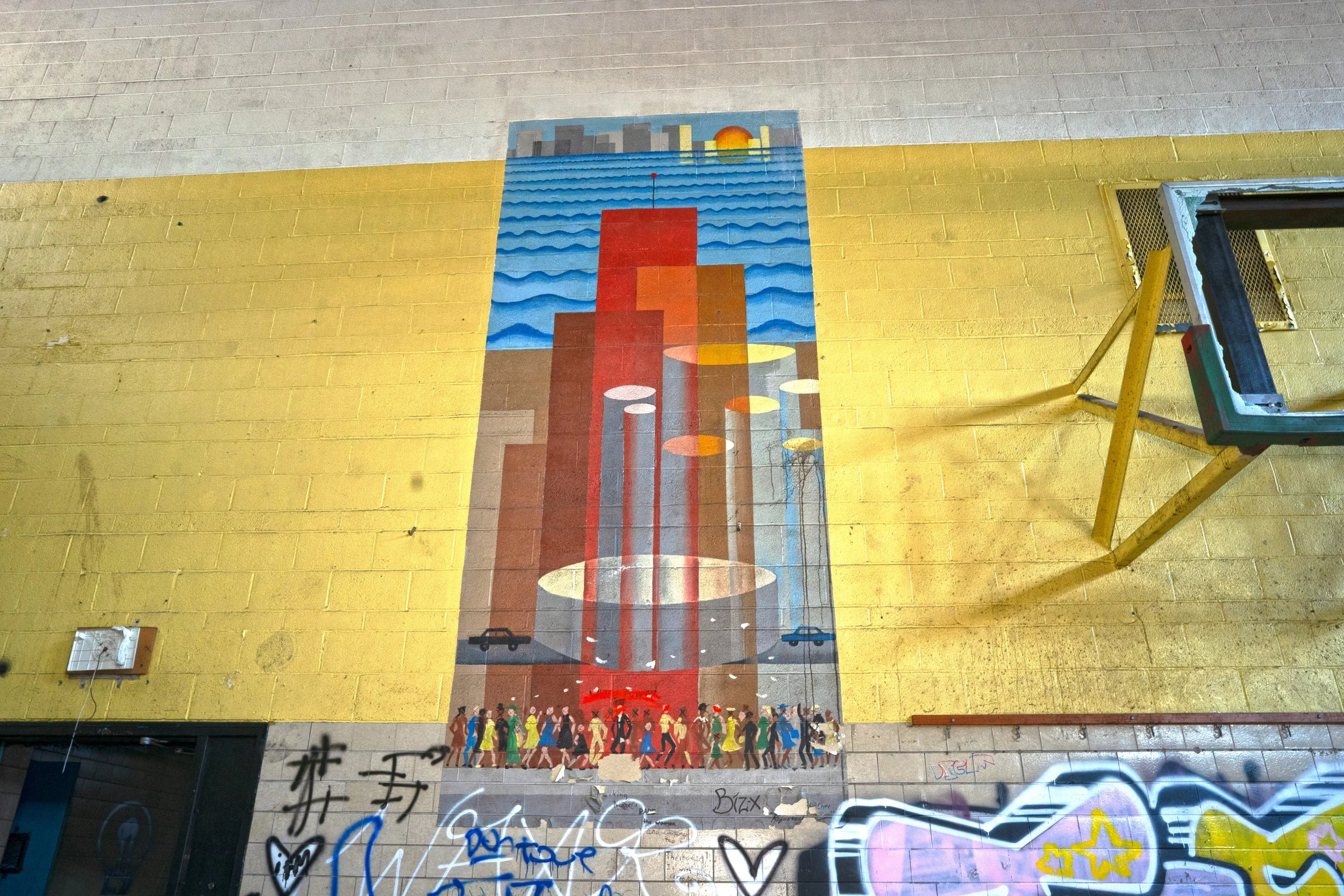 Mural in the Gymnasium 