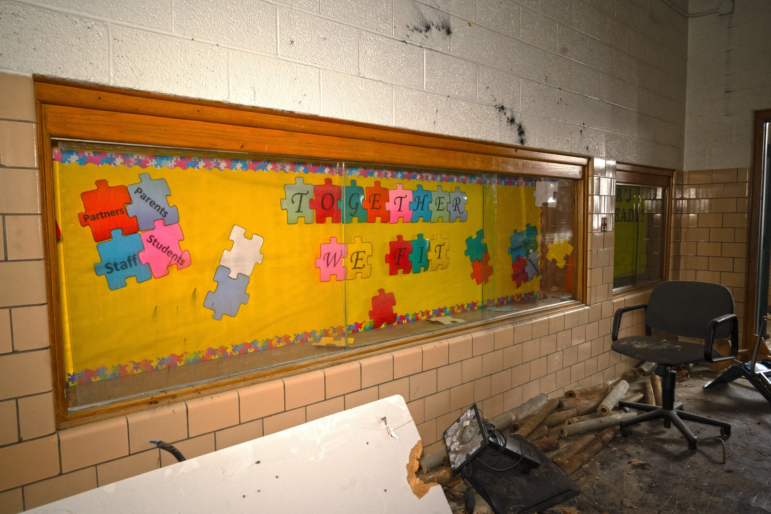 Another display case in the 1st floor hallway 