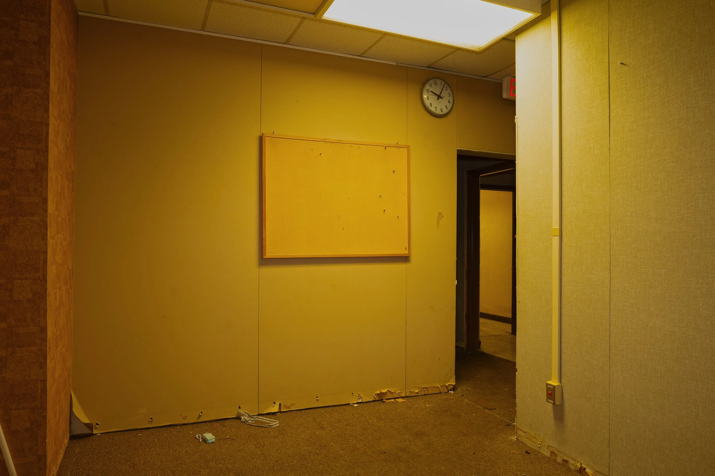 likely the patient room corridor on the 1st floor 