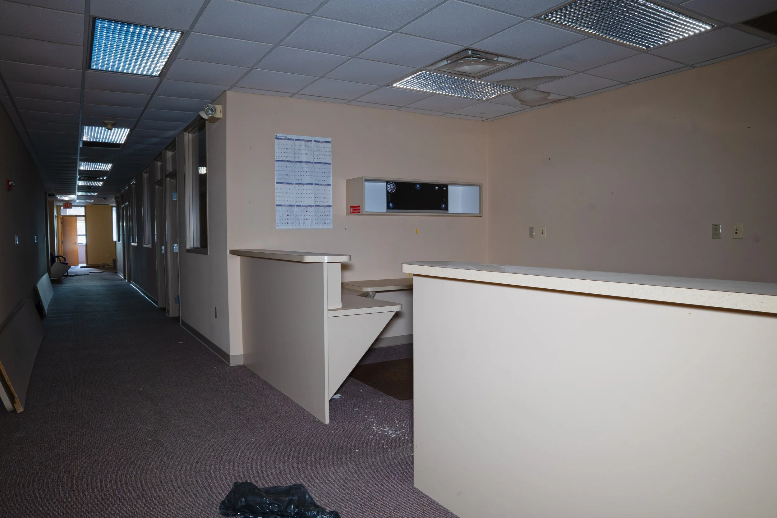 Office corridor on 2nd floor 
