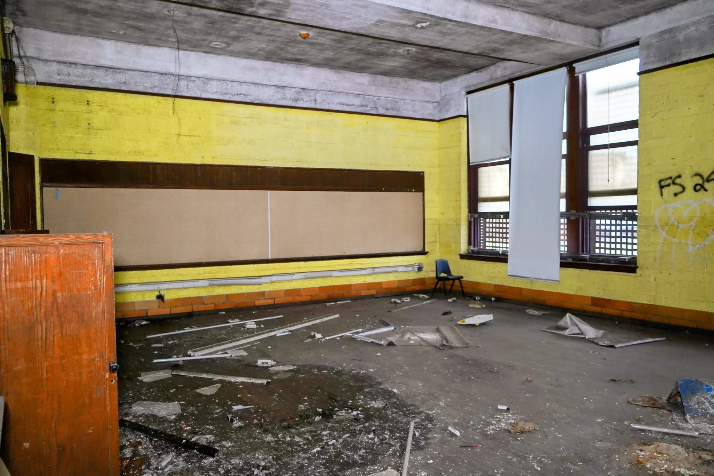 One of the classrooms