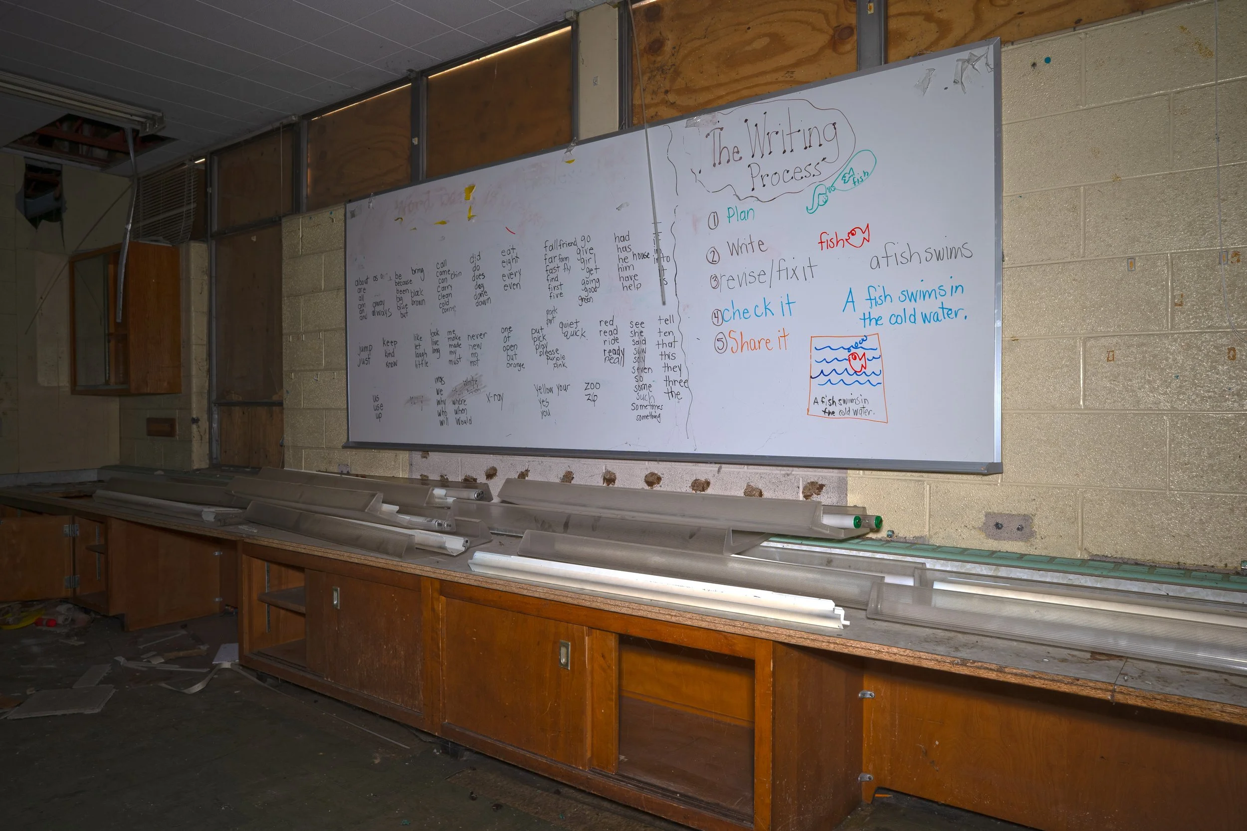 1st floor classroom (The writing process)
