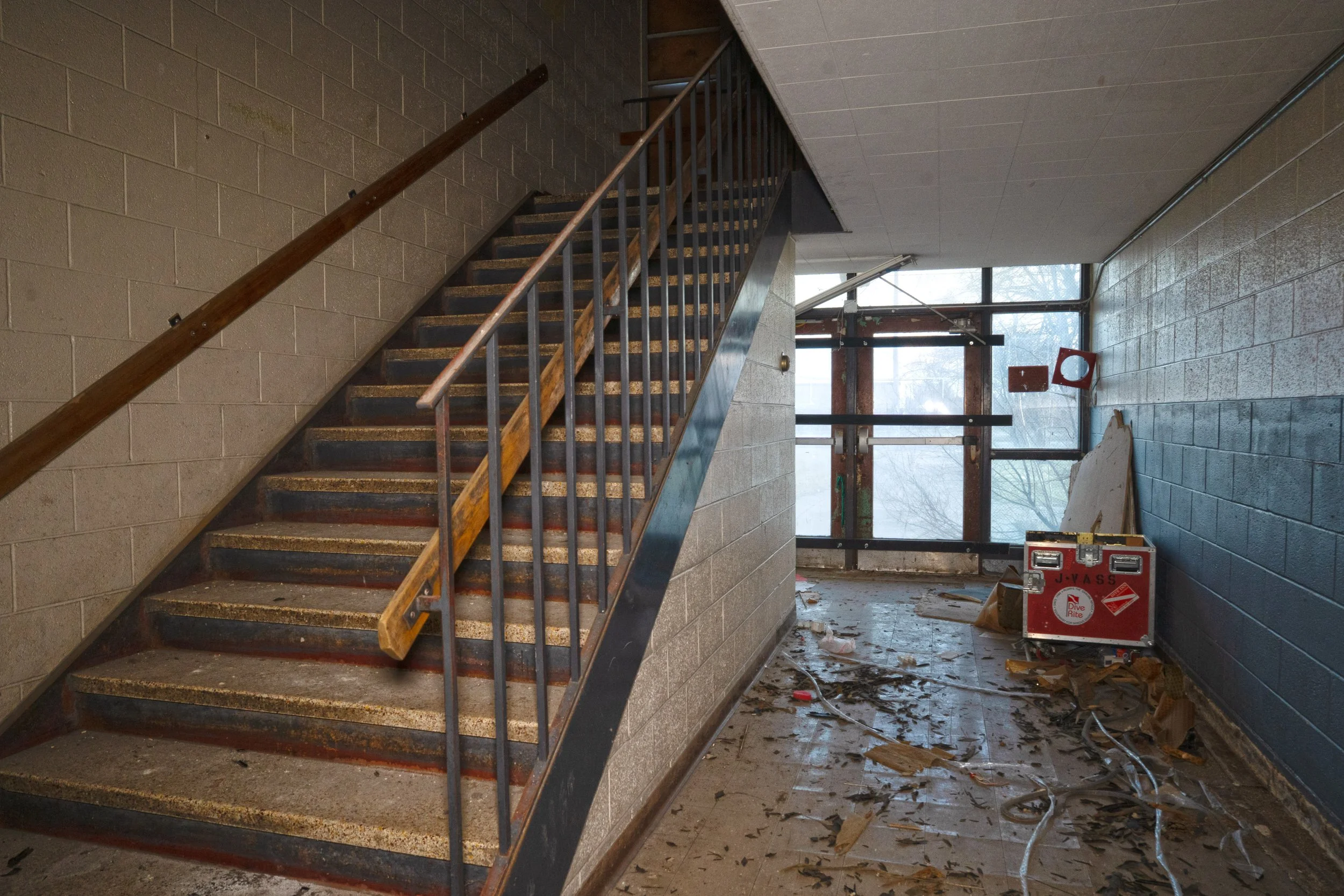 Staircase leading to 2nd floor