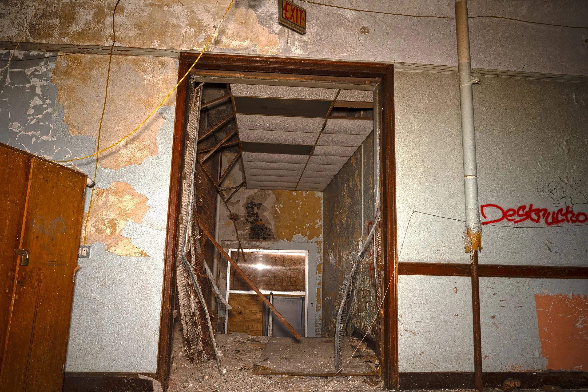 The other entrance to the original 1905 building 