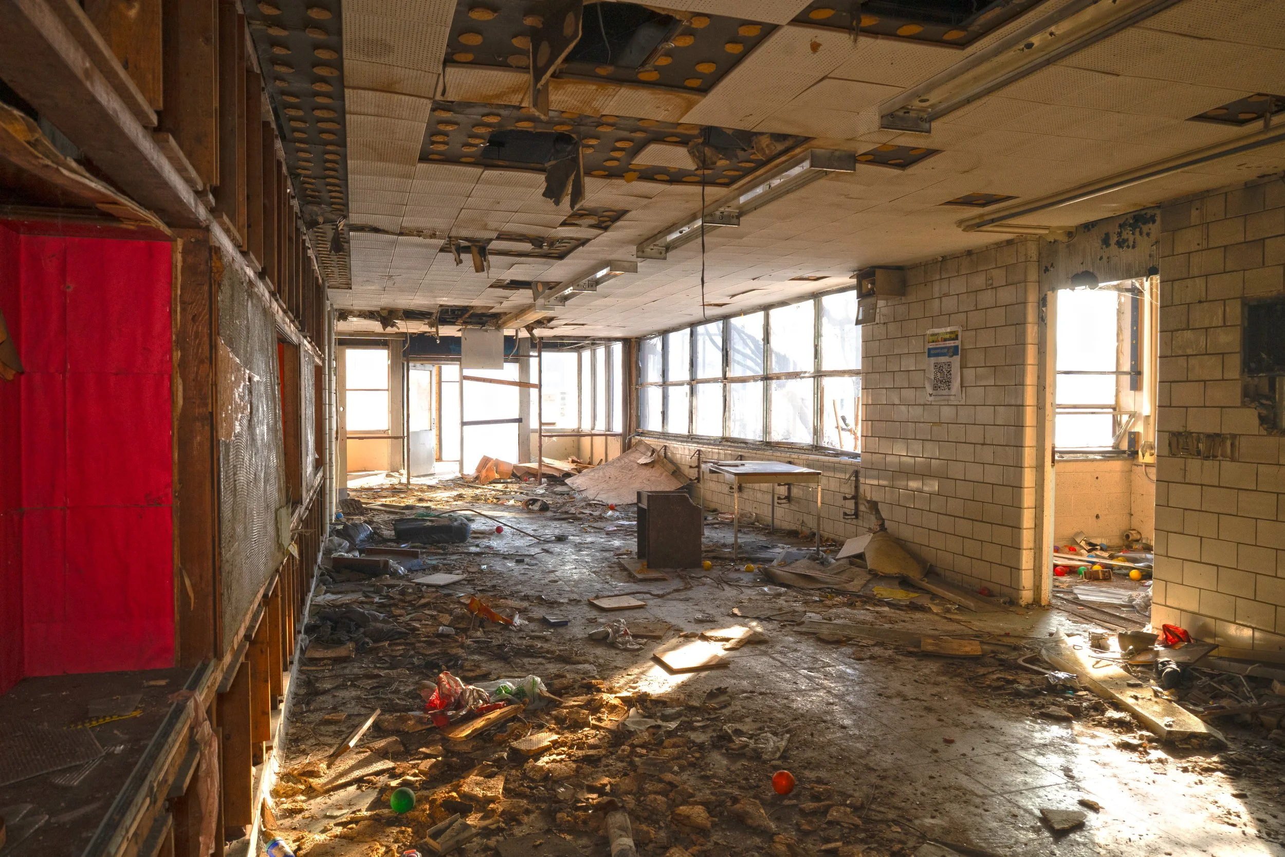 Main Hallway in Larned