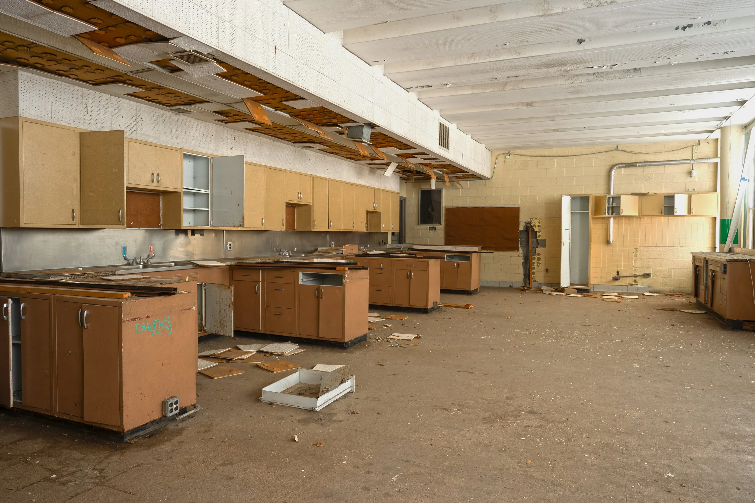 1st floor Science classroom in 1955 wing