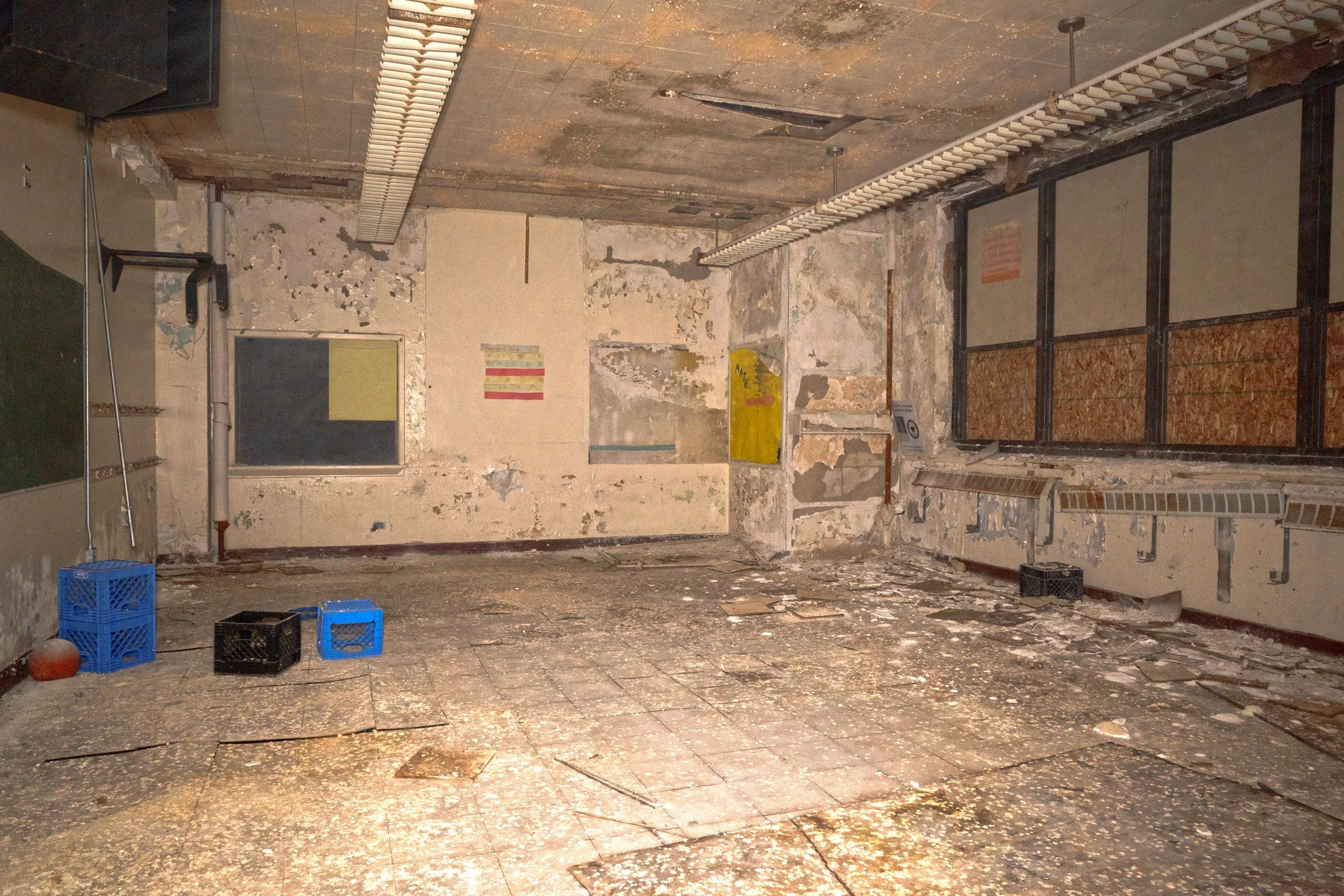 Another 2nd floor classroom in ok shape