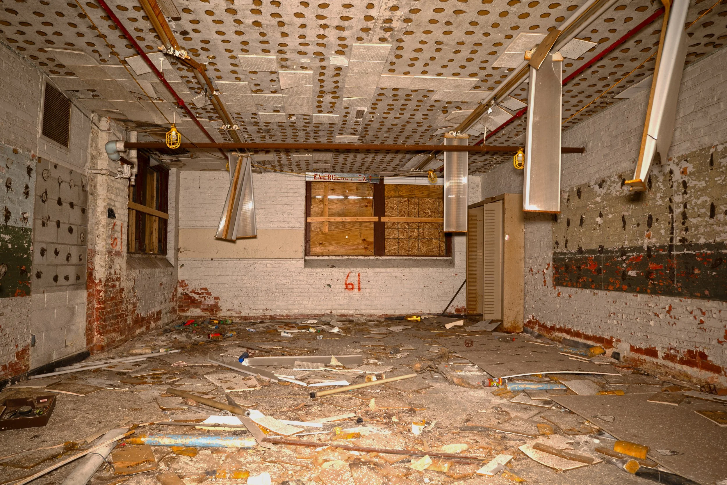 basement classroom in 1905 build 