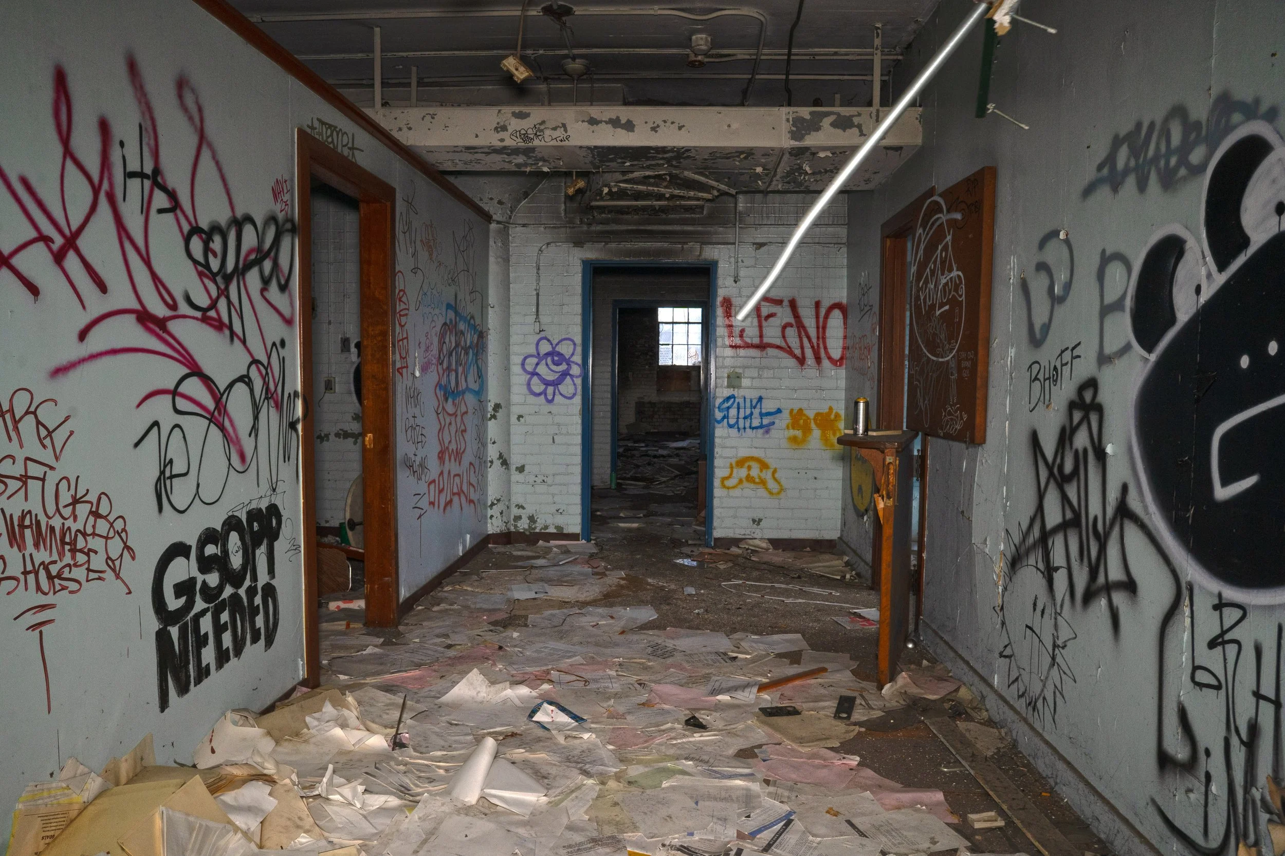 One of the corridors on the 1st floor