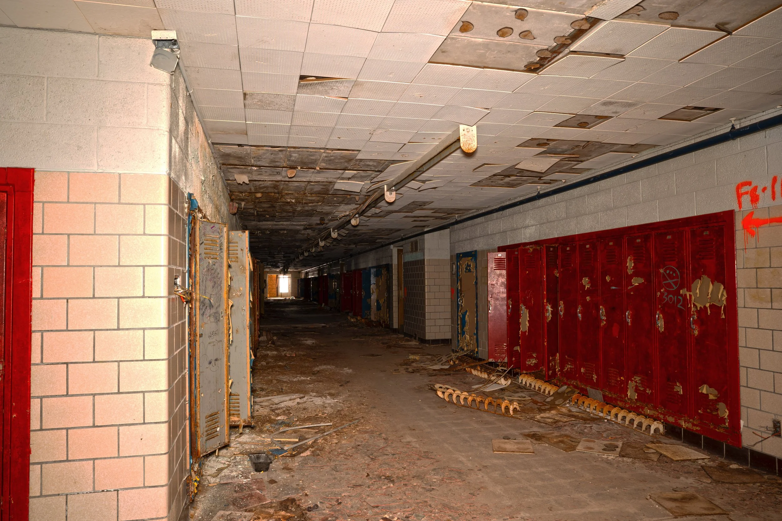 Hallway in Detroit Open shot 4