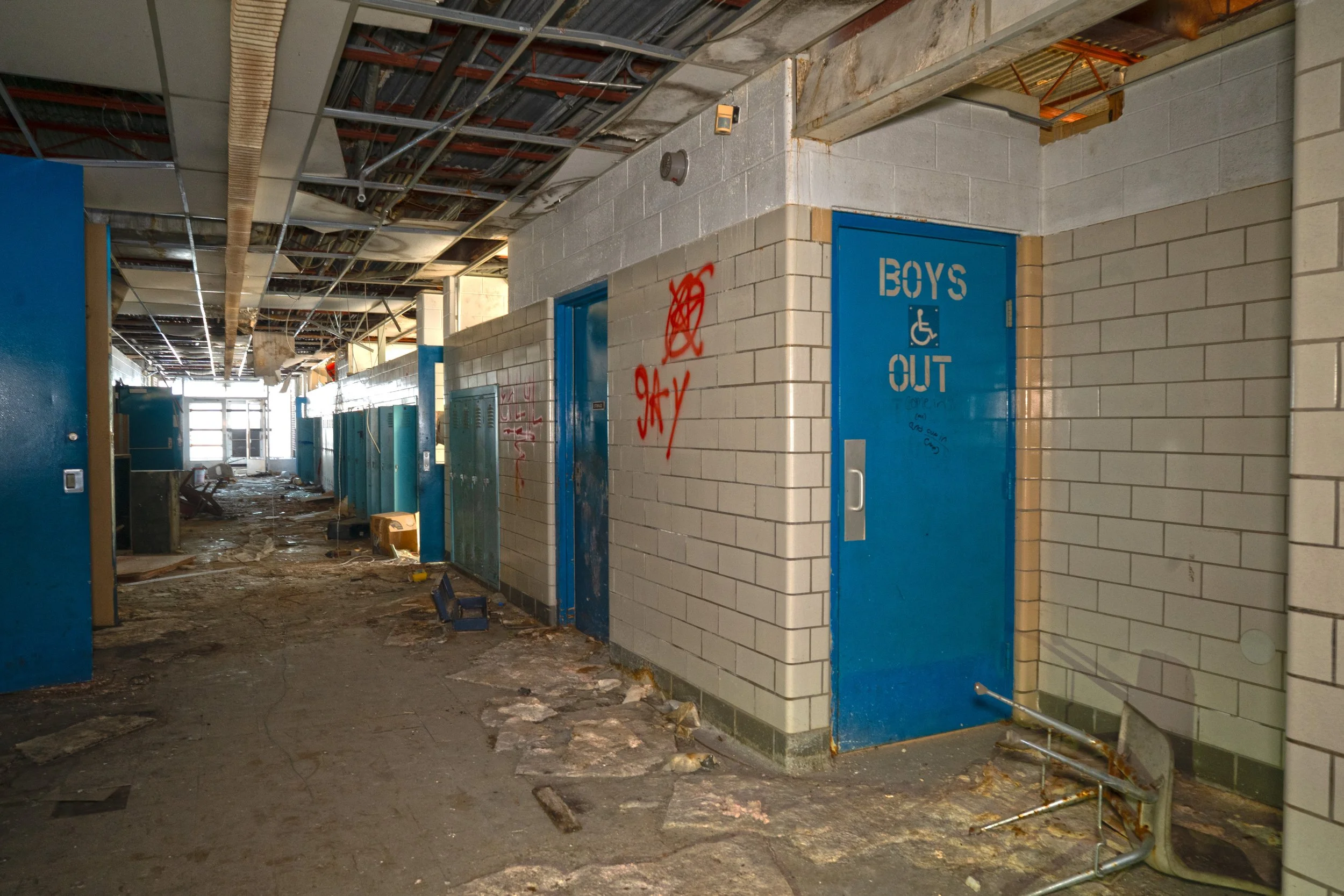 Hallway in Yost