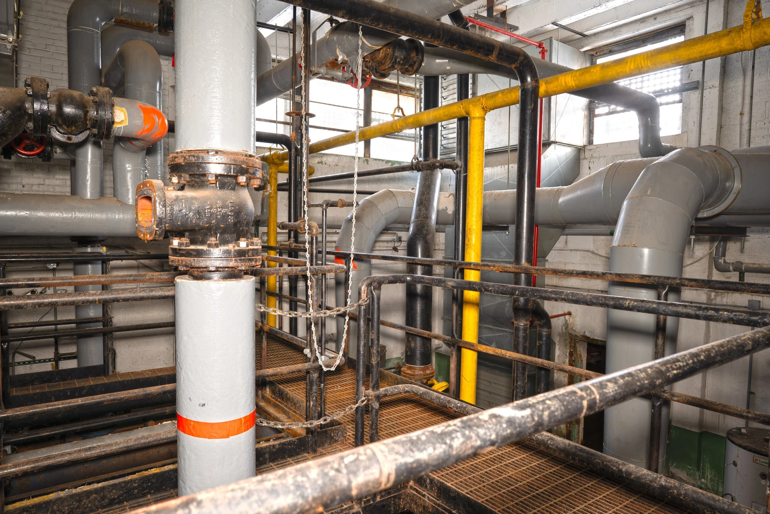 Boiler room/basement area of Detroit Open shot 3