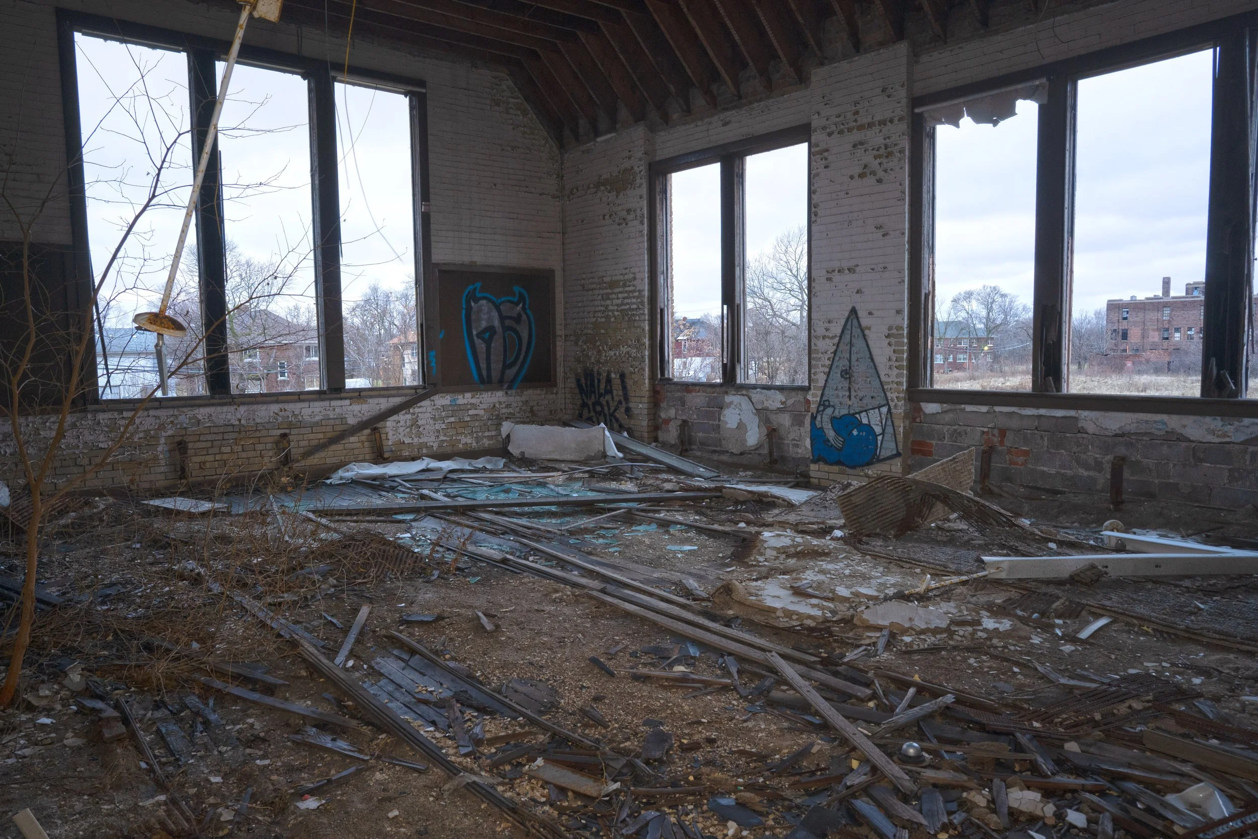 Classroom in the side section on the 2nd floor 