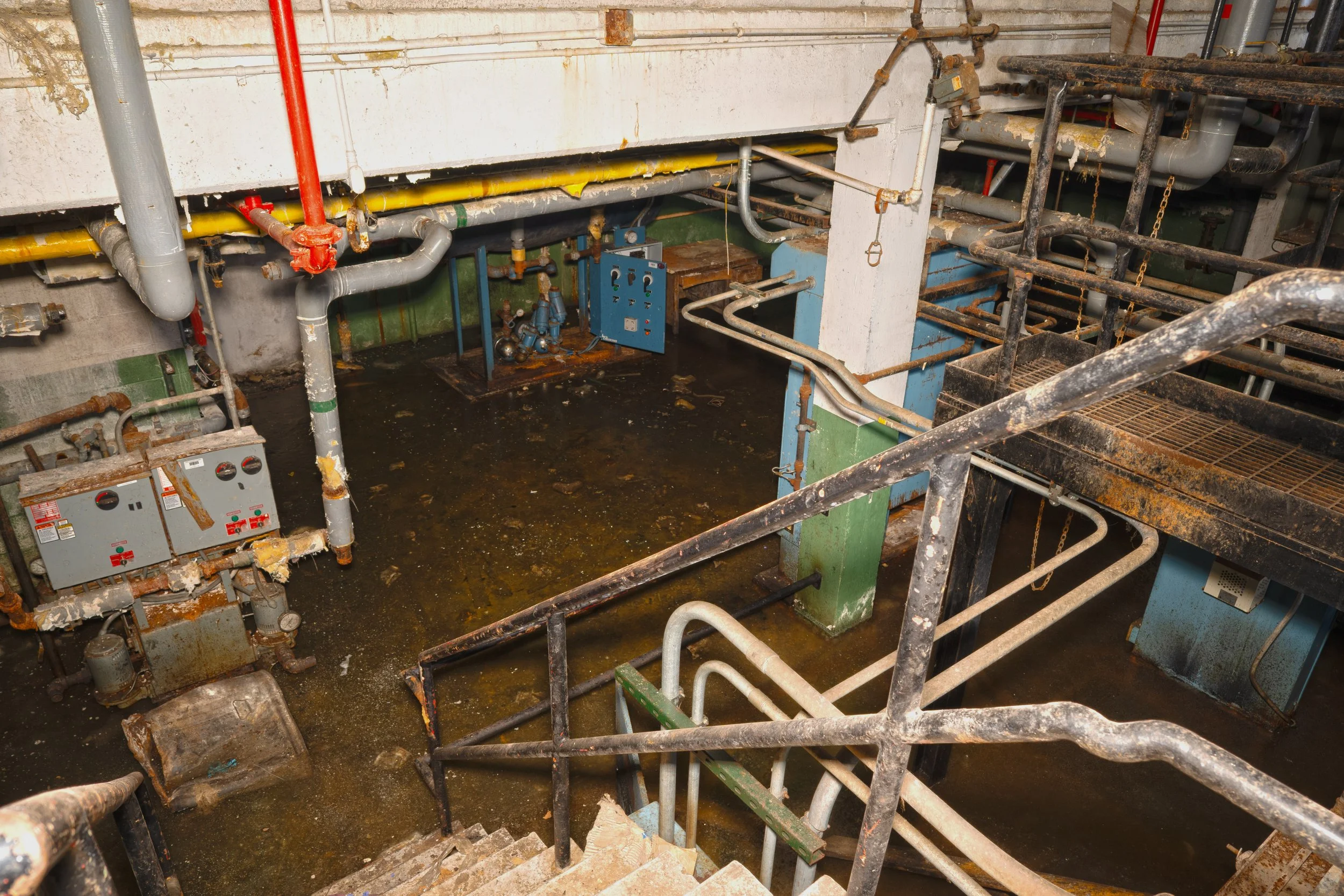 Boiler room/basement area of Detroit Open shot 2