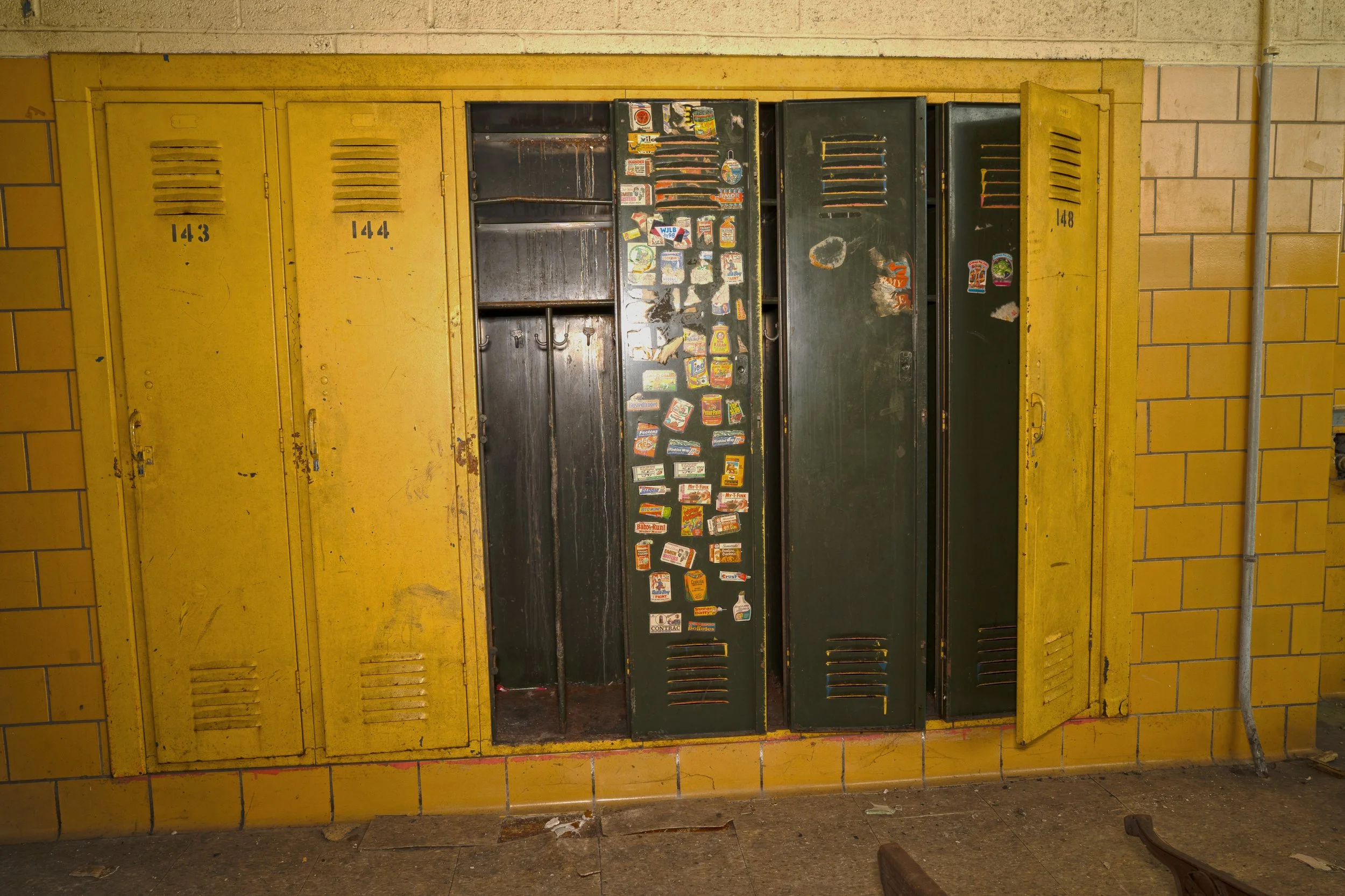 lockers on 1st floor 