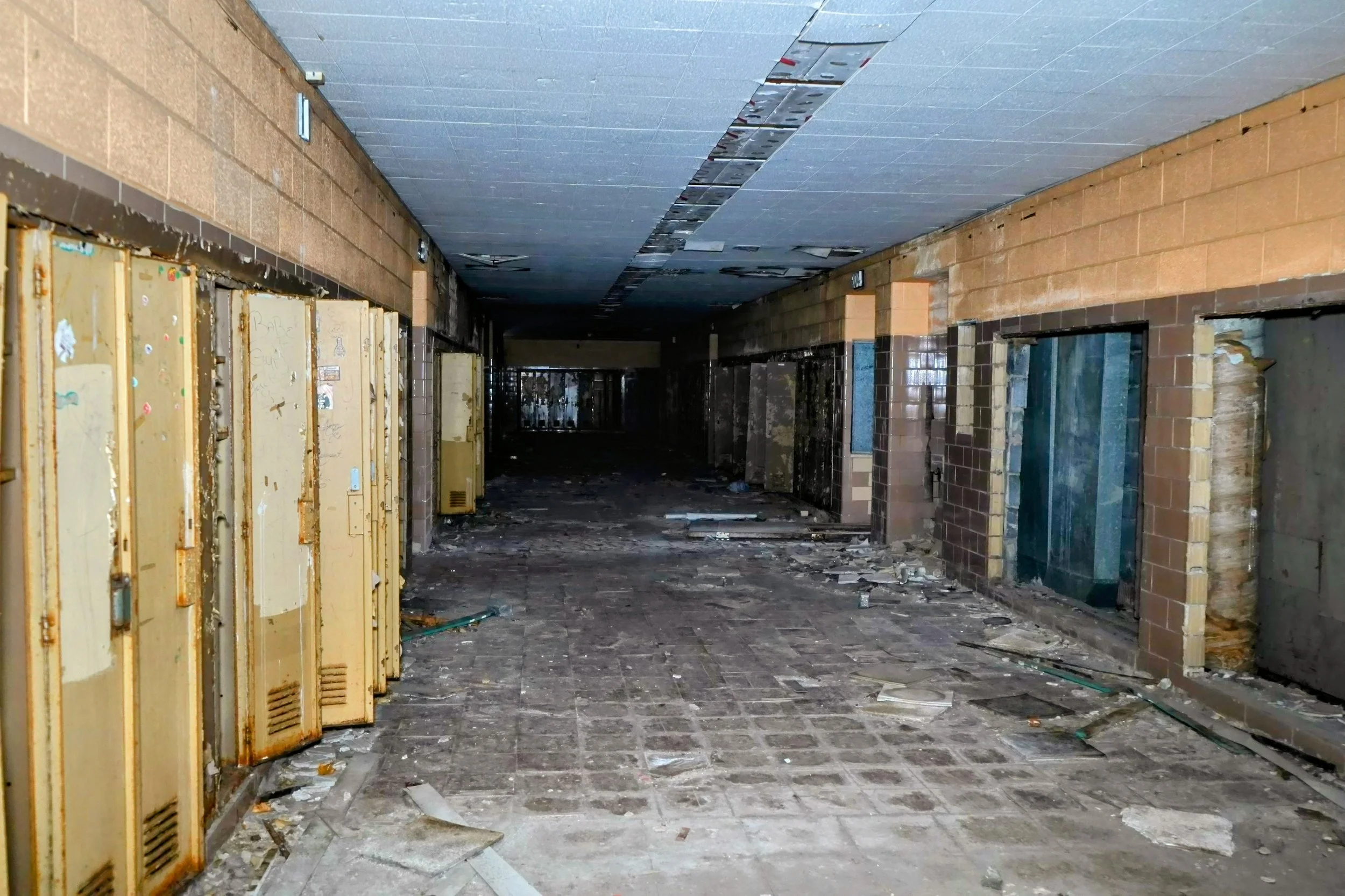 2nd Floor Hallway nearby to classroom 204