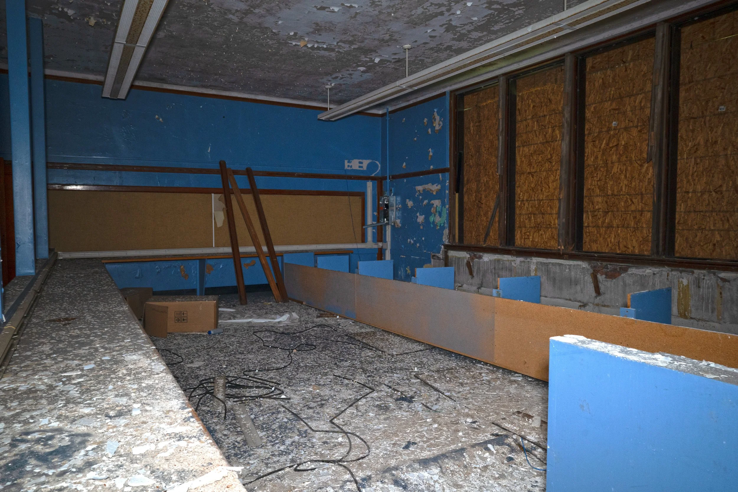 Likely a science or computer lab 