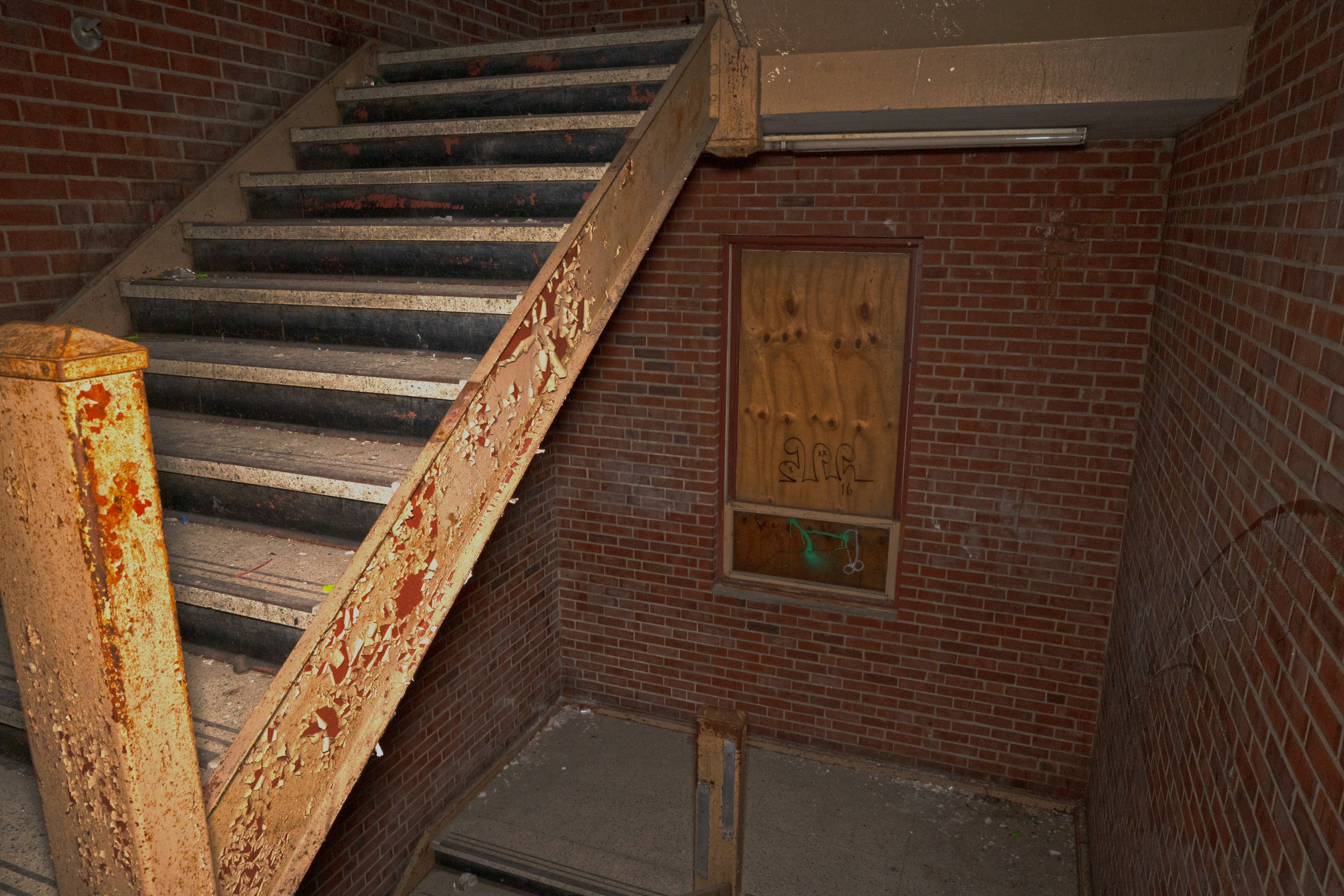 Staircase in the addition  