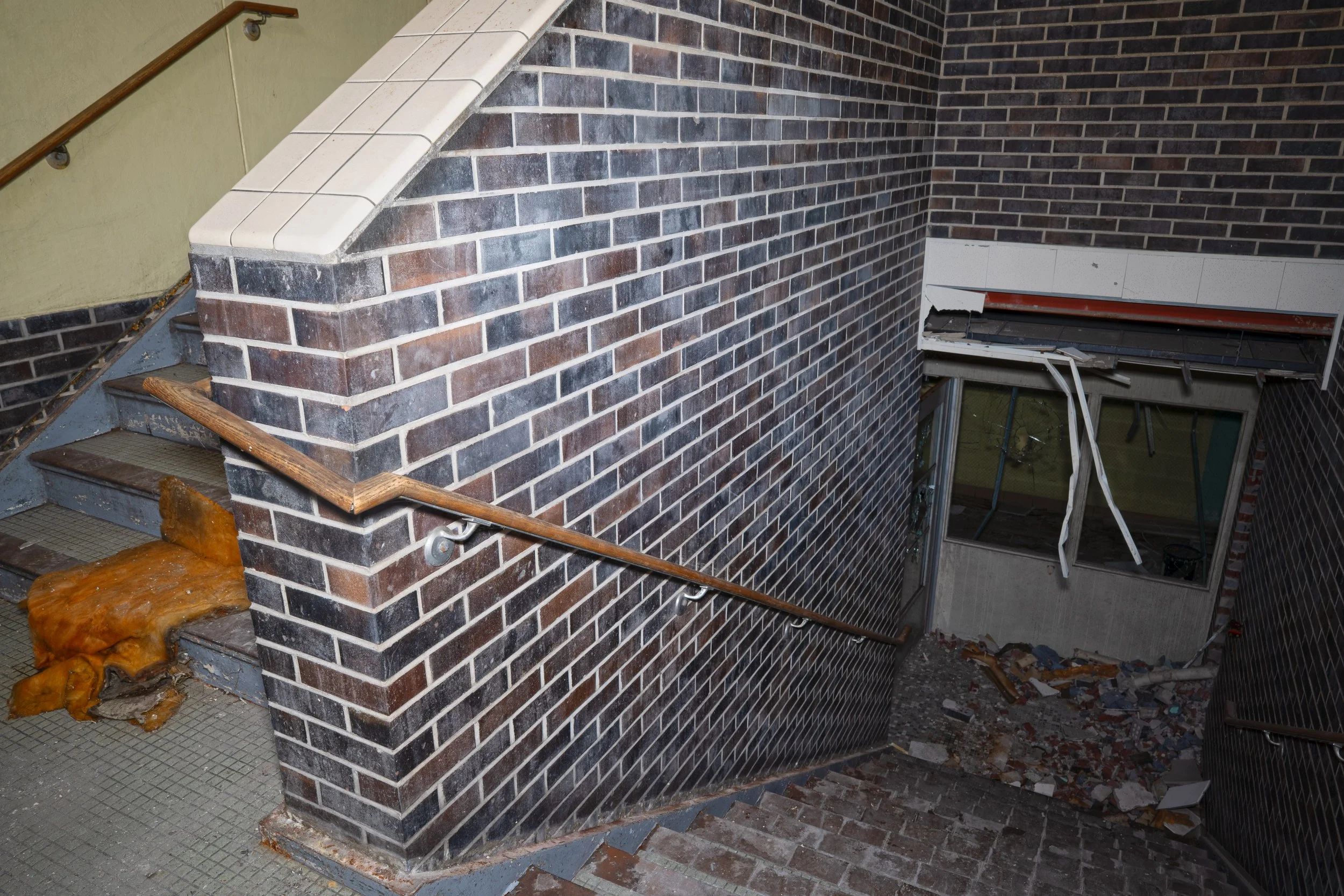 Staircase looking down at 1st floor