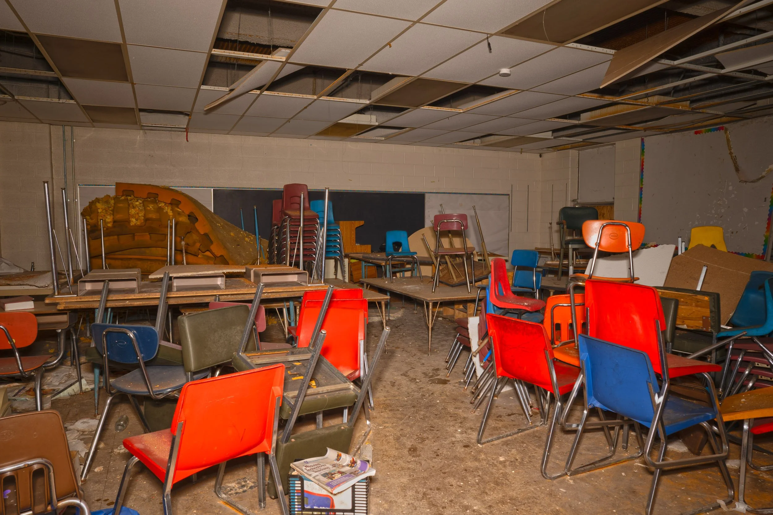 1st floor classroom in 1969 addition