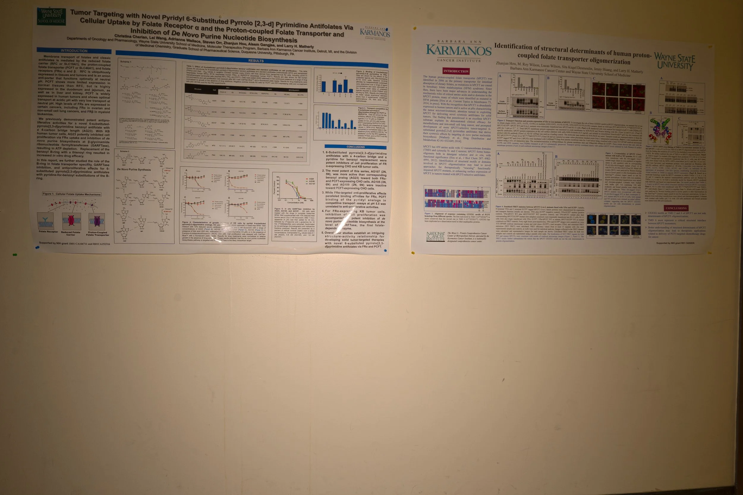Poster in the 4th floor hallway