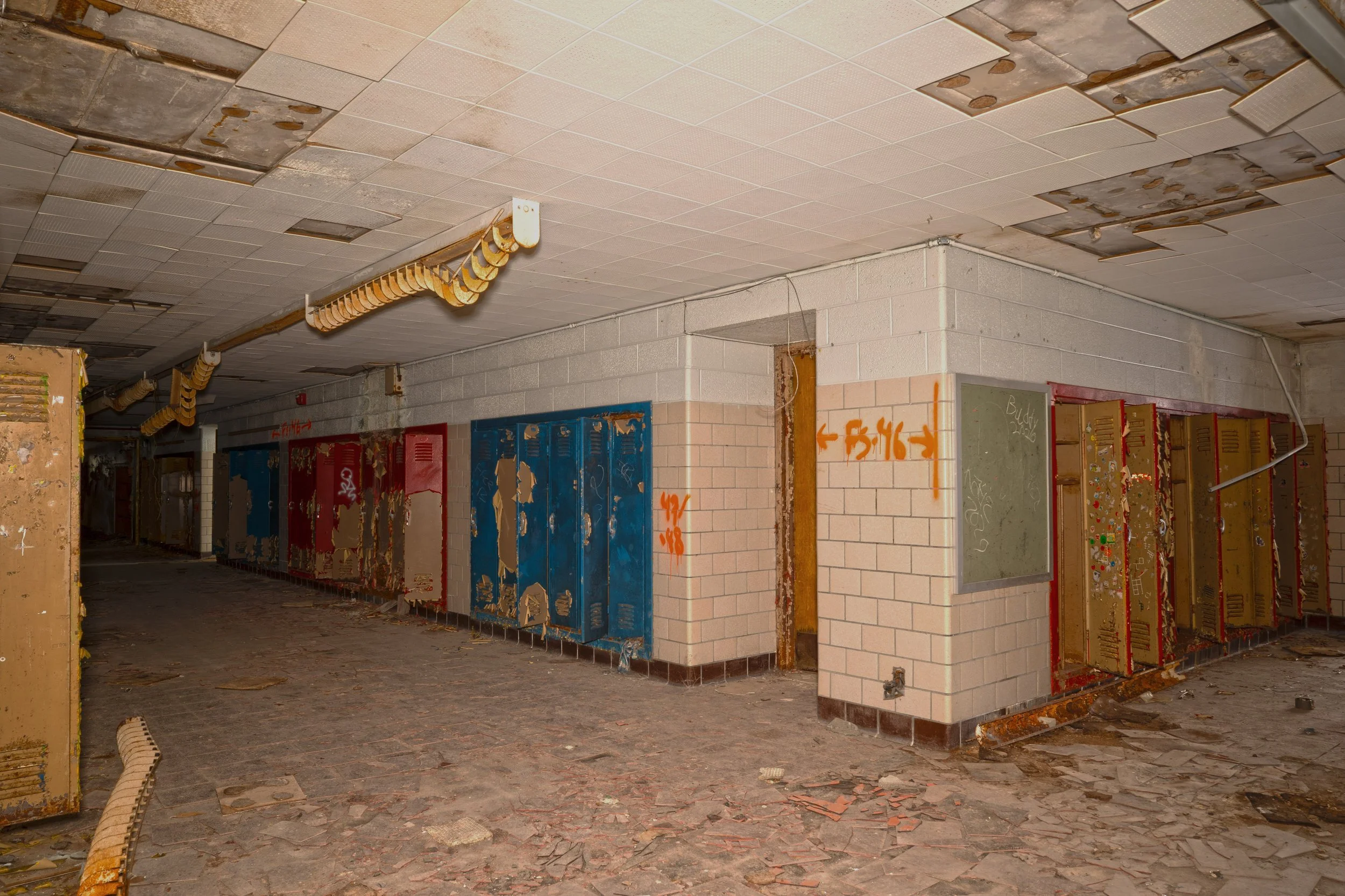 Hallway in Detroit Open shot 9