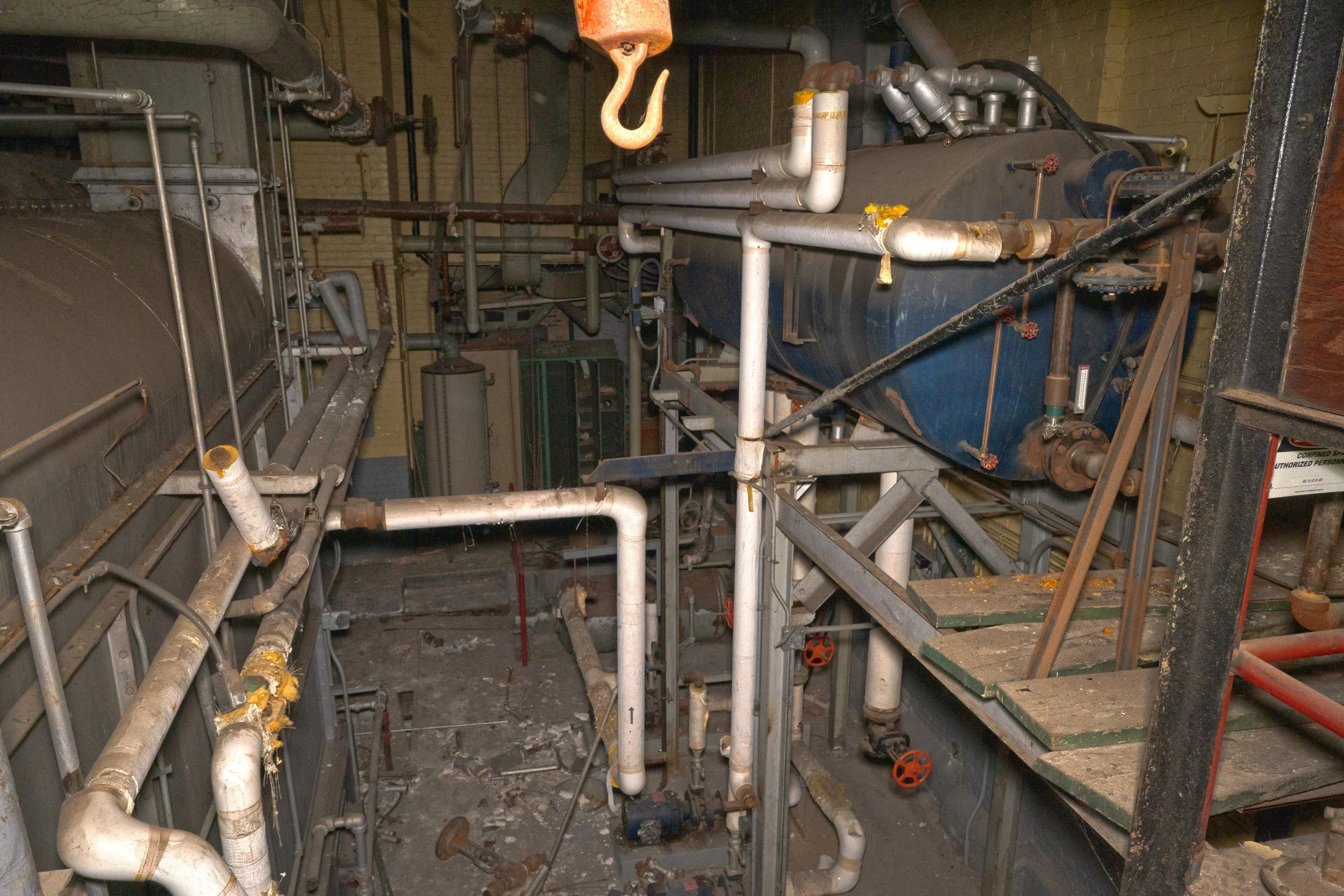 Boiler room shot 1 (Located below pools)