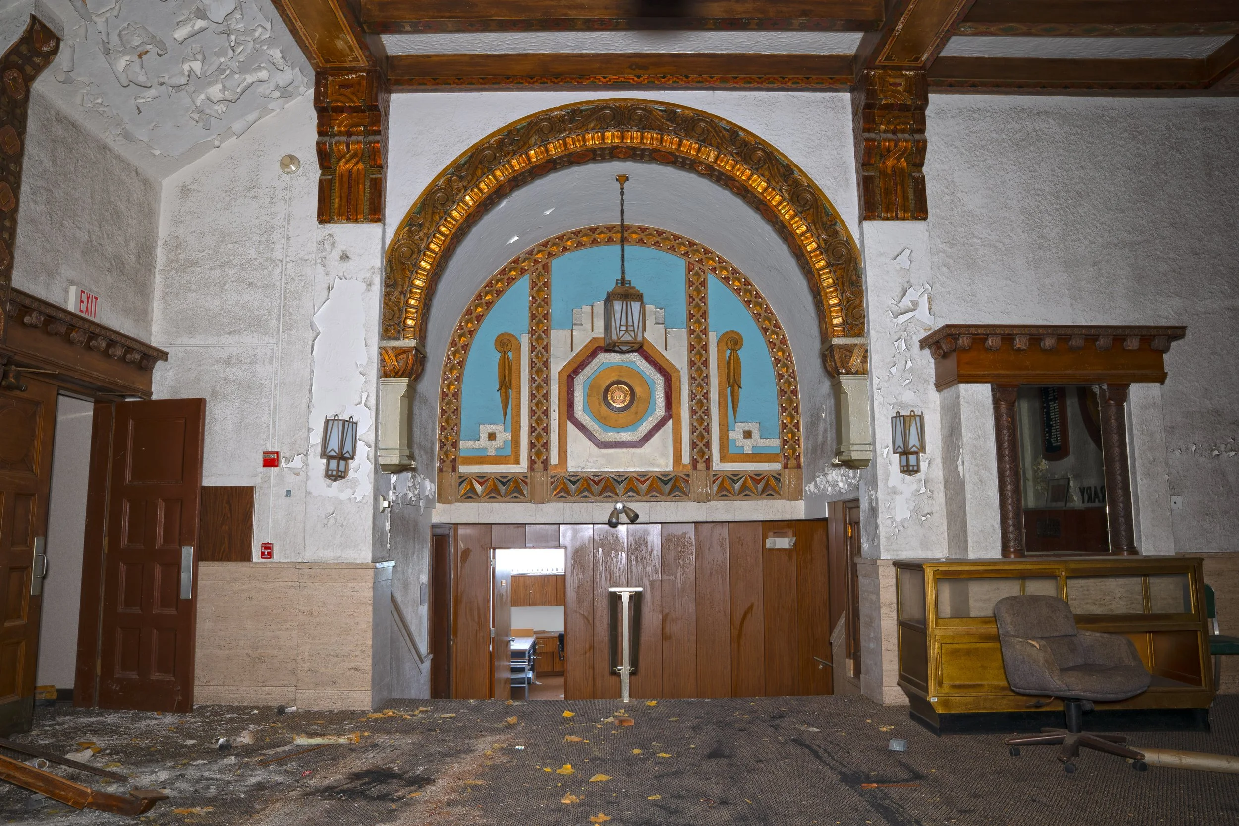 The library retains all of its beauty from its 1928 origins  