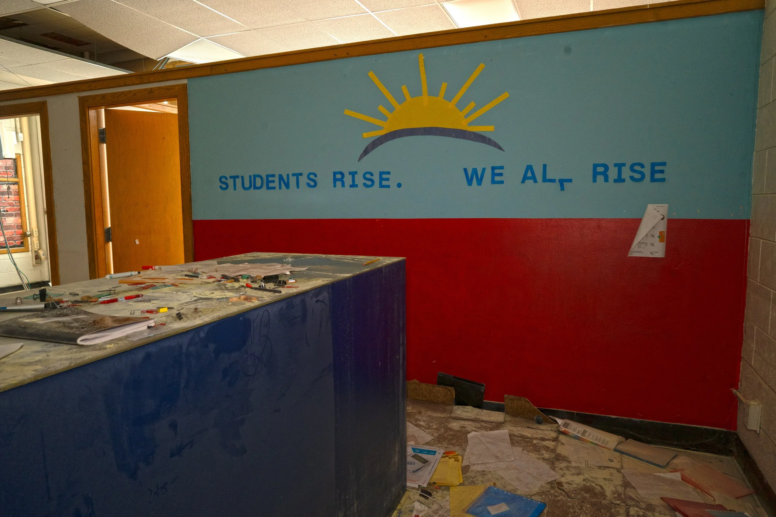 Mural in the office space 