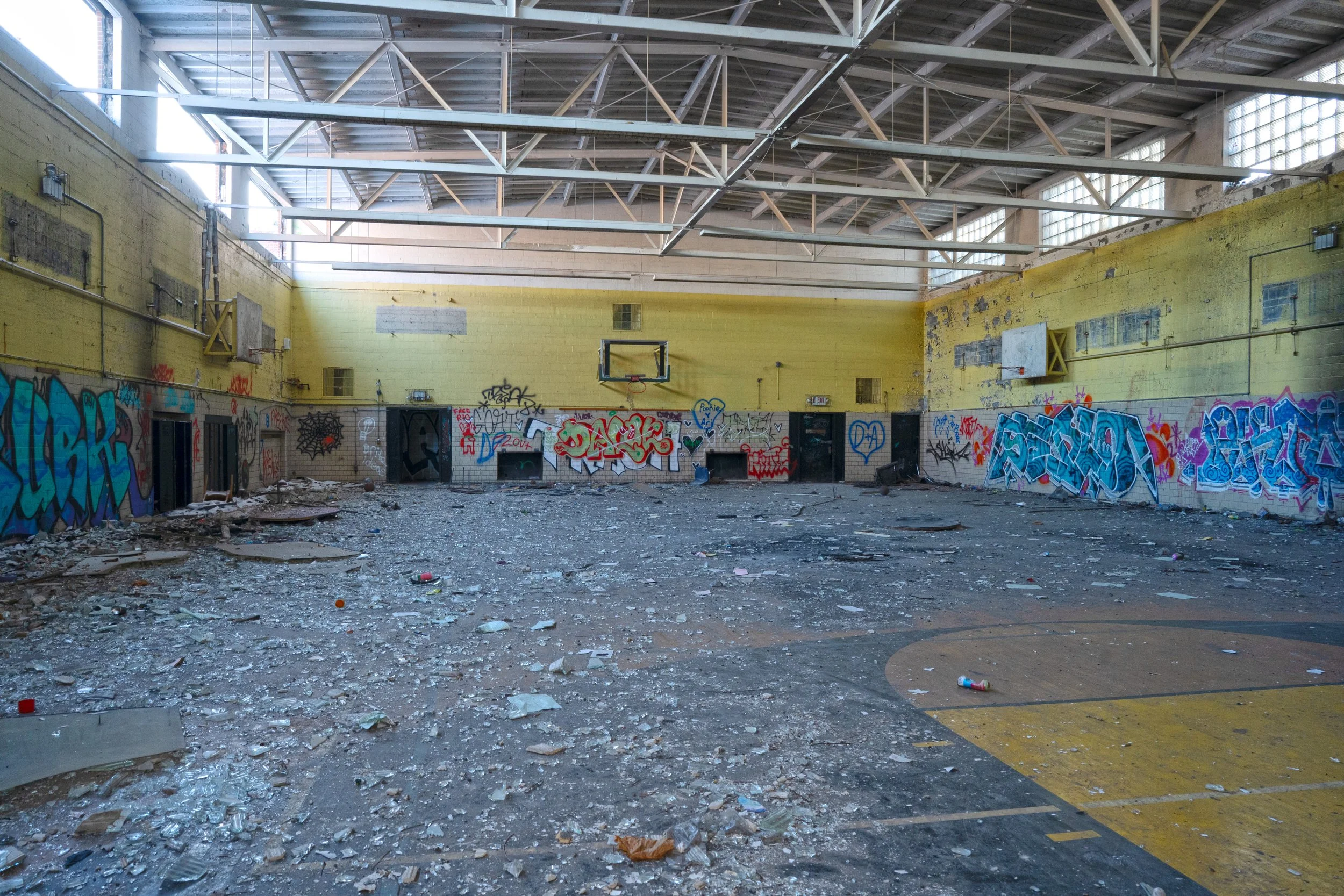 The massive Gymnasium inside Herman 