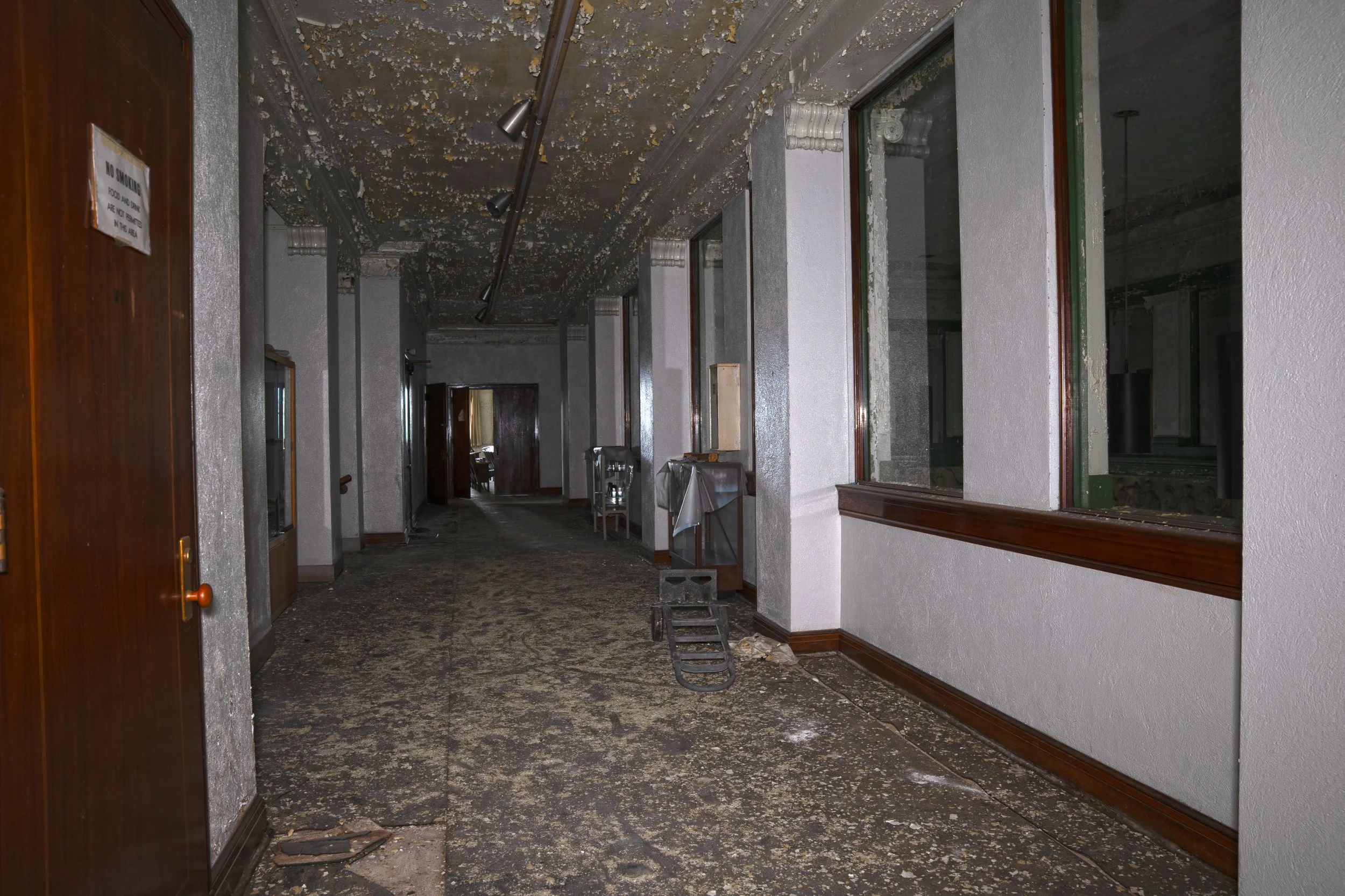 2nd floor hallway with community rooms