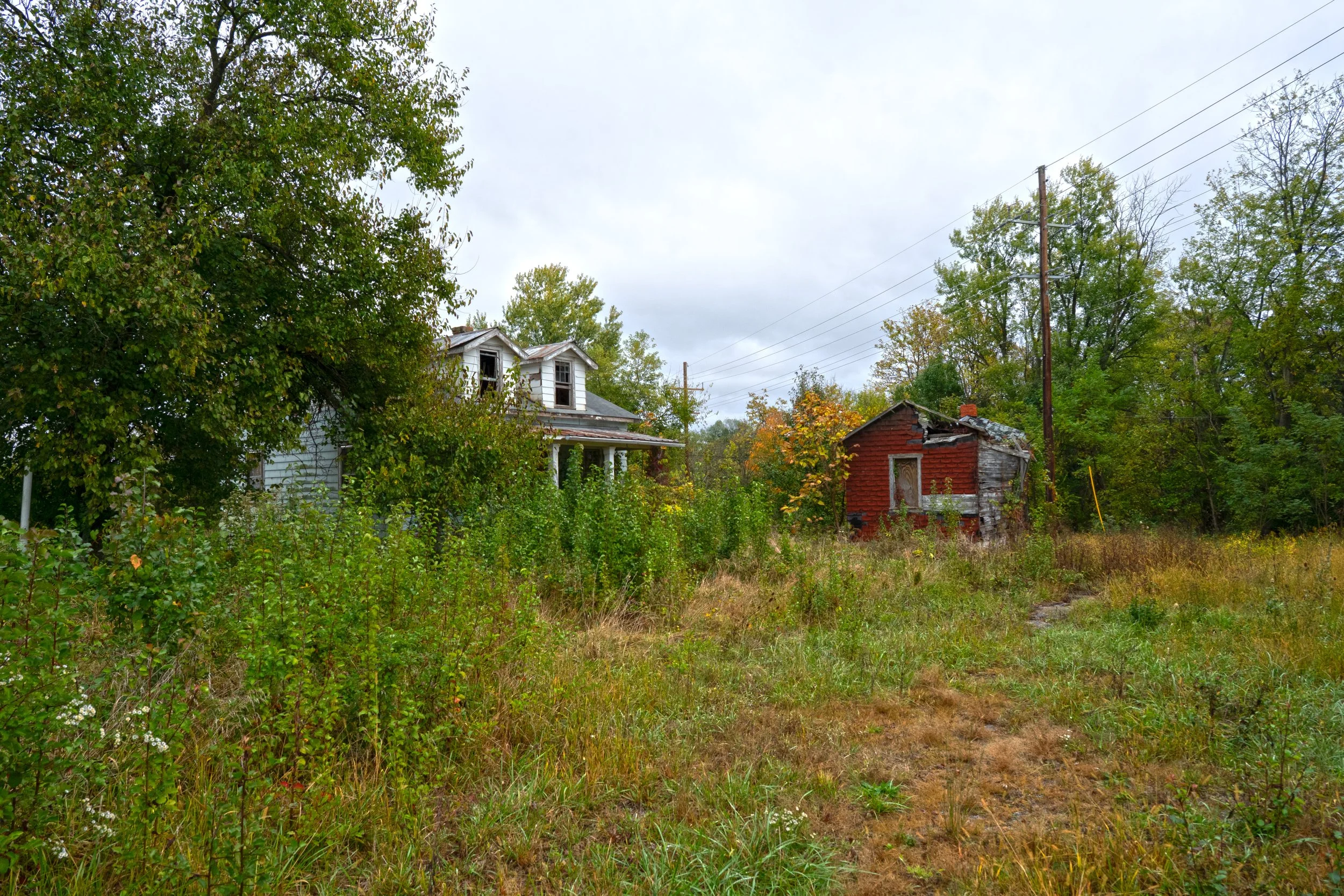 The outside of the house
