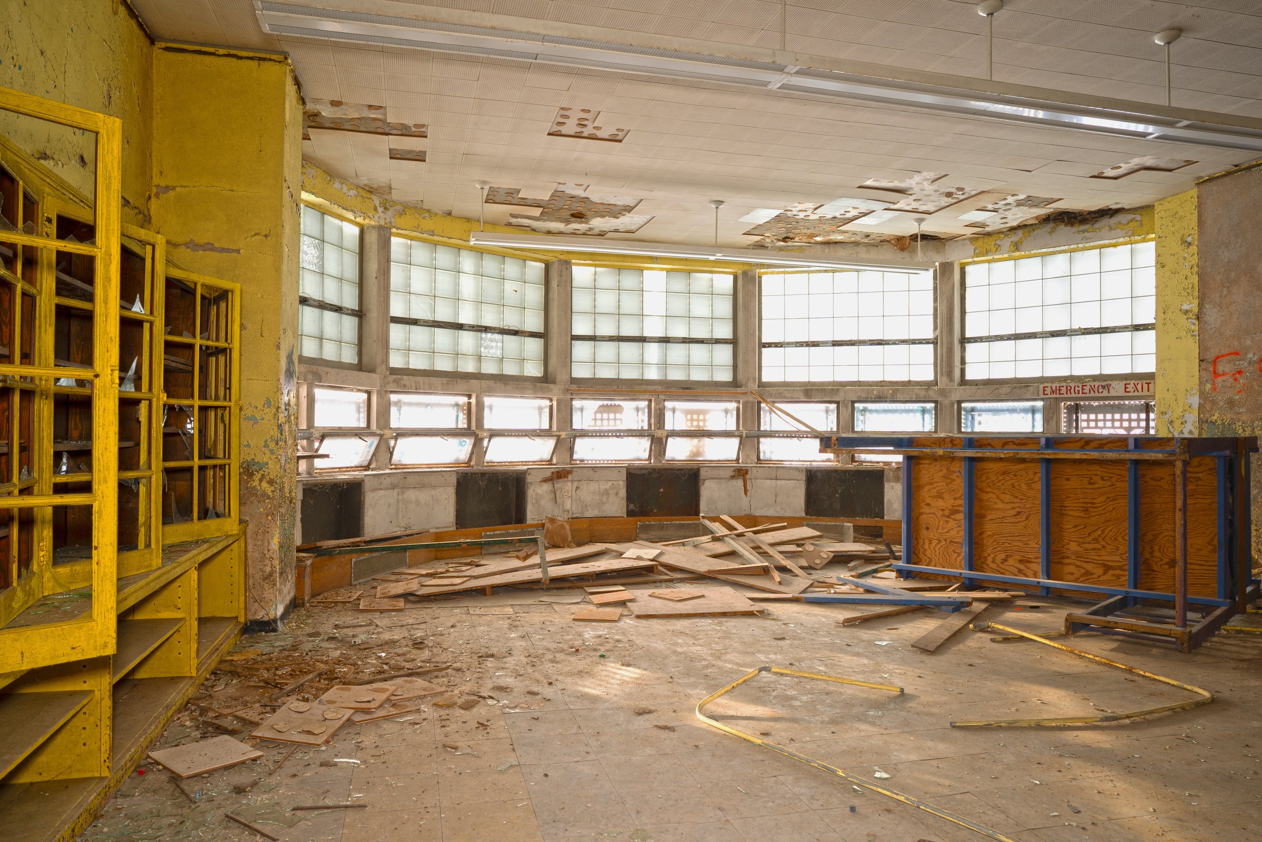 Kindergarten room (This room features a bay window common in kindergarten rooms of Detroit Schools throughout the 1920s and 30s 