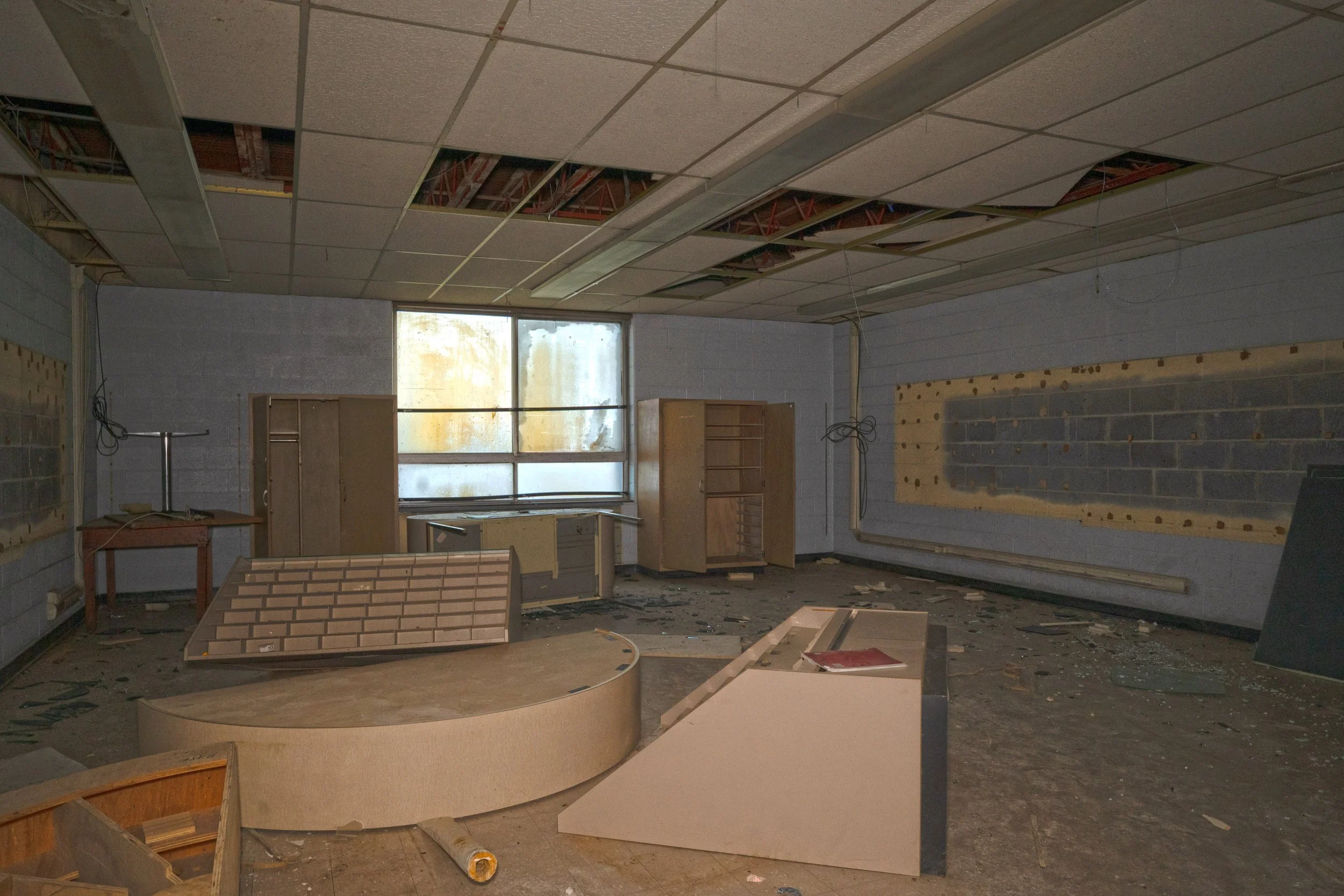 A 1st floor classroom