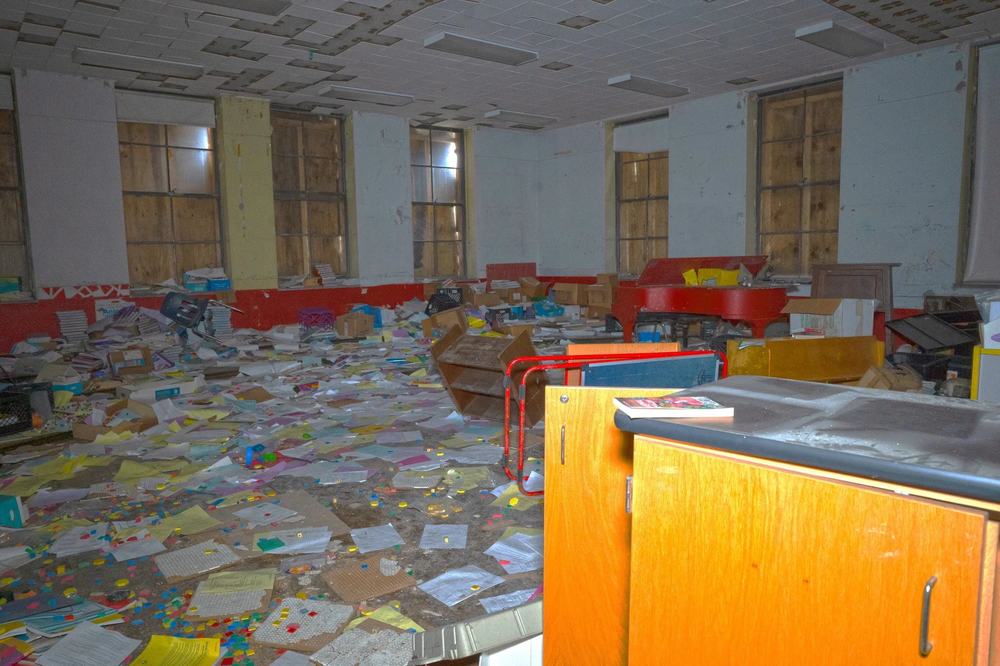 One of the classrooms spaces on the 2nd floor nearby to the auditorium balcony 